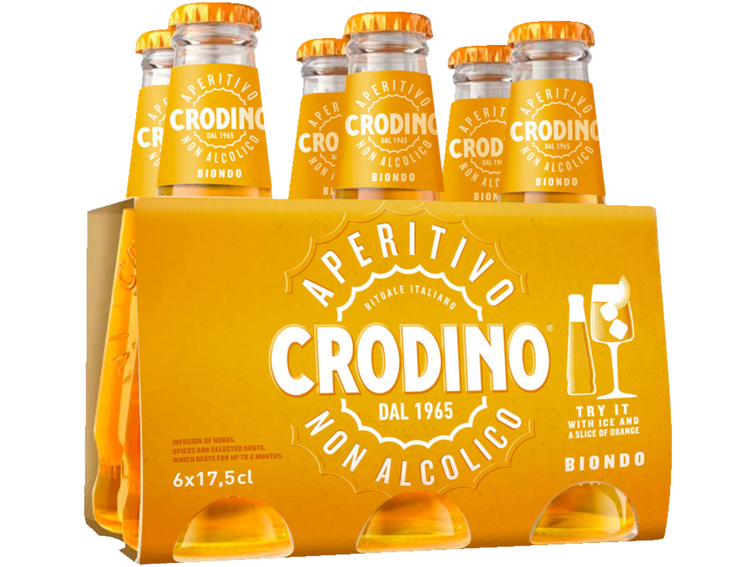 Aperitivo non alcolico biondo