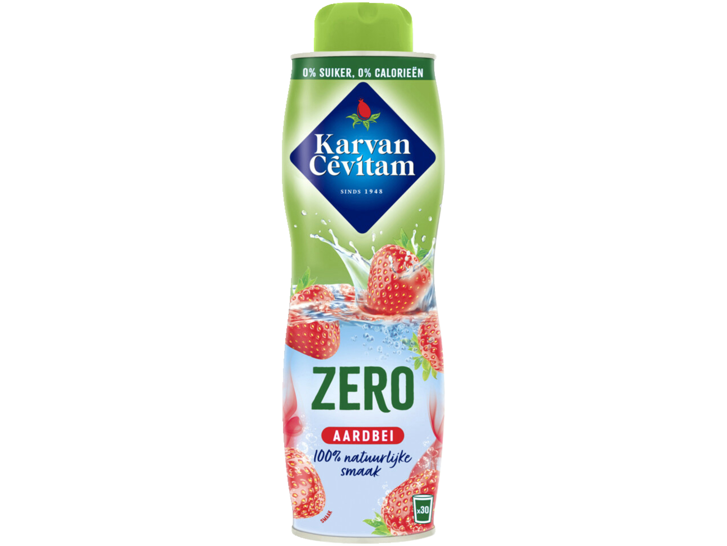 Siroop aardbei zero