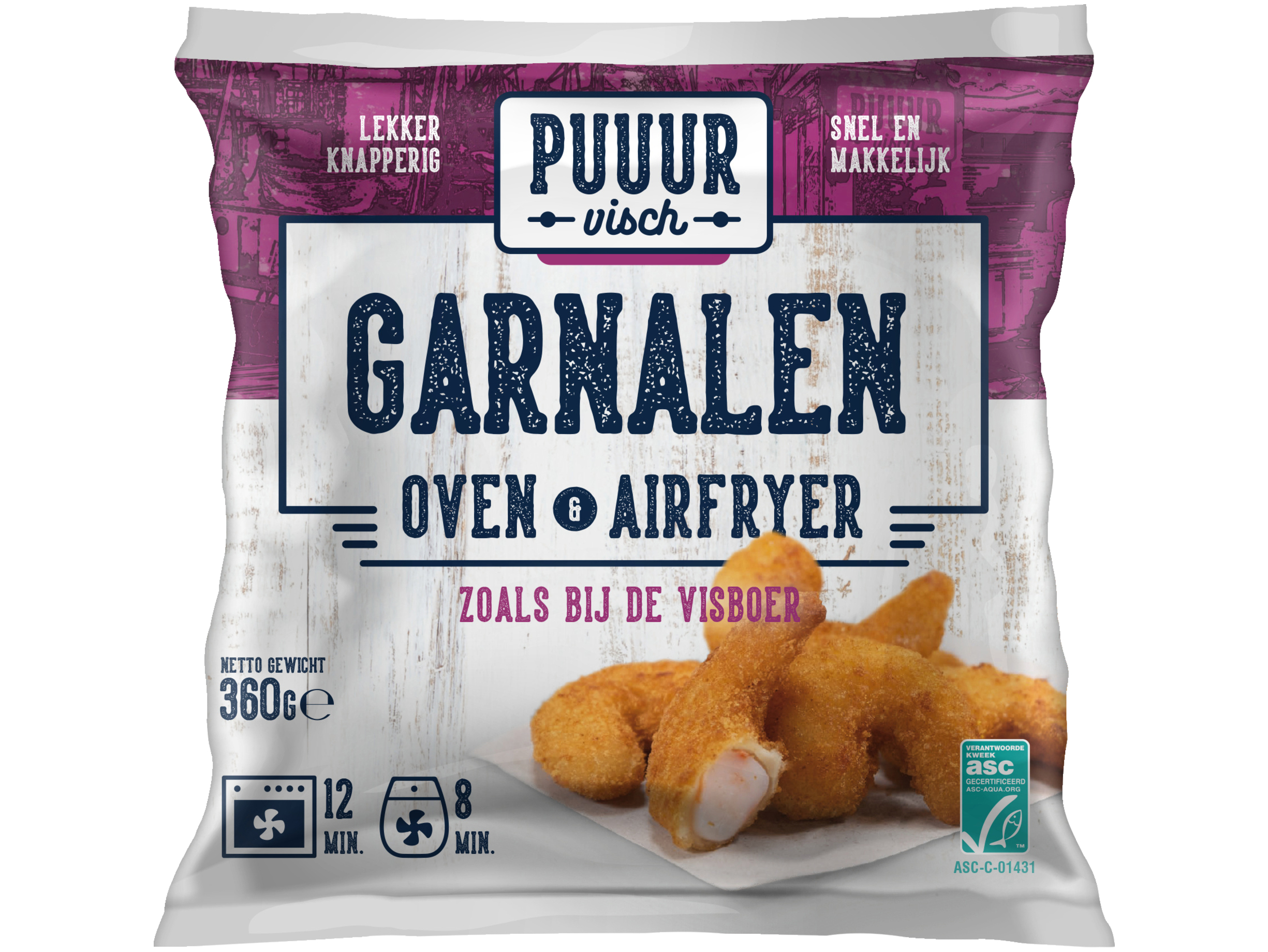 Oven & airfyer garnalen