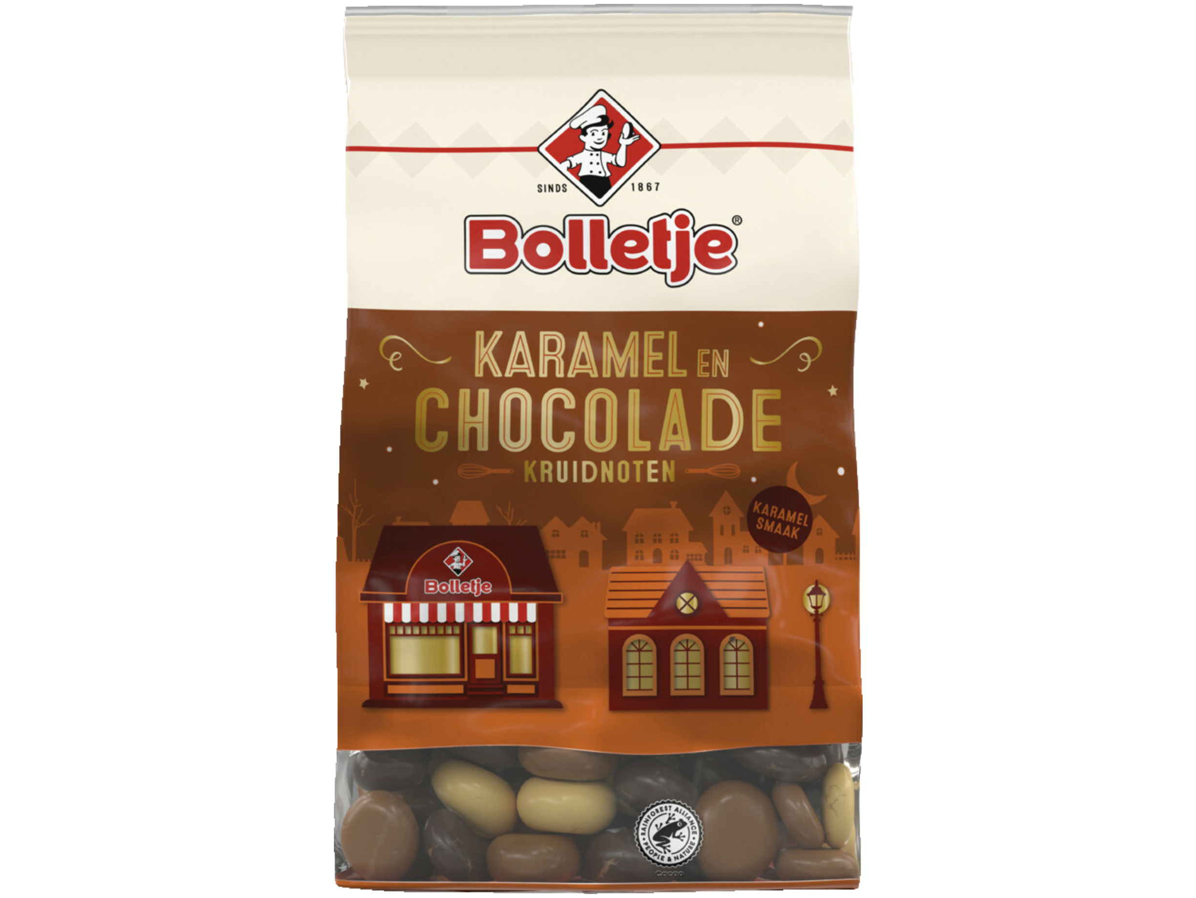 Kruidnoten chocolade karamel
