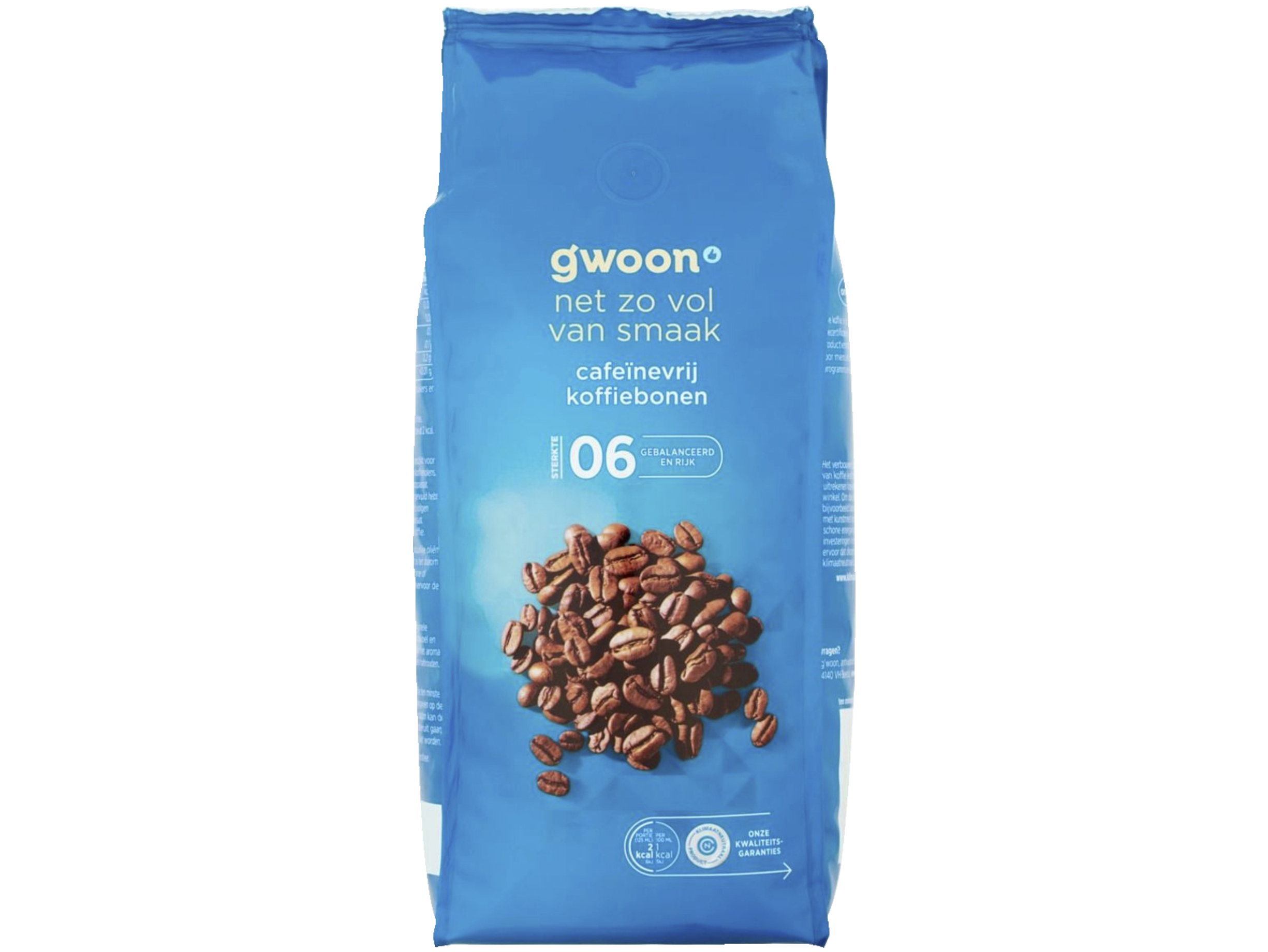 Koffiebonen caffeïnevrij