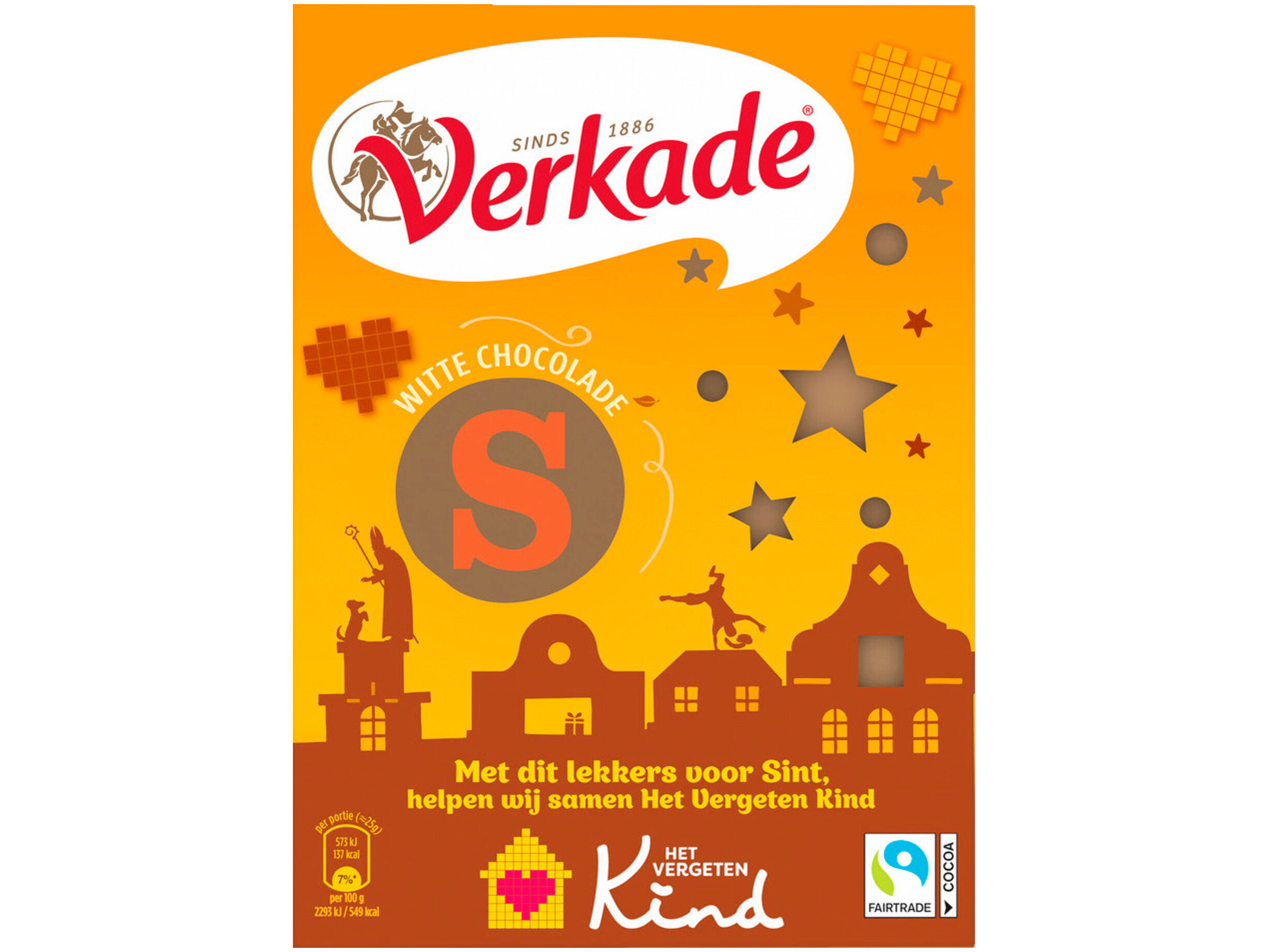 Chocoladeletter wit