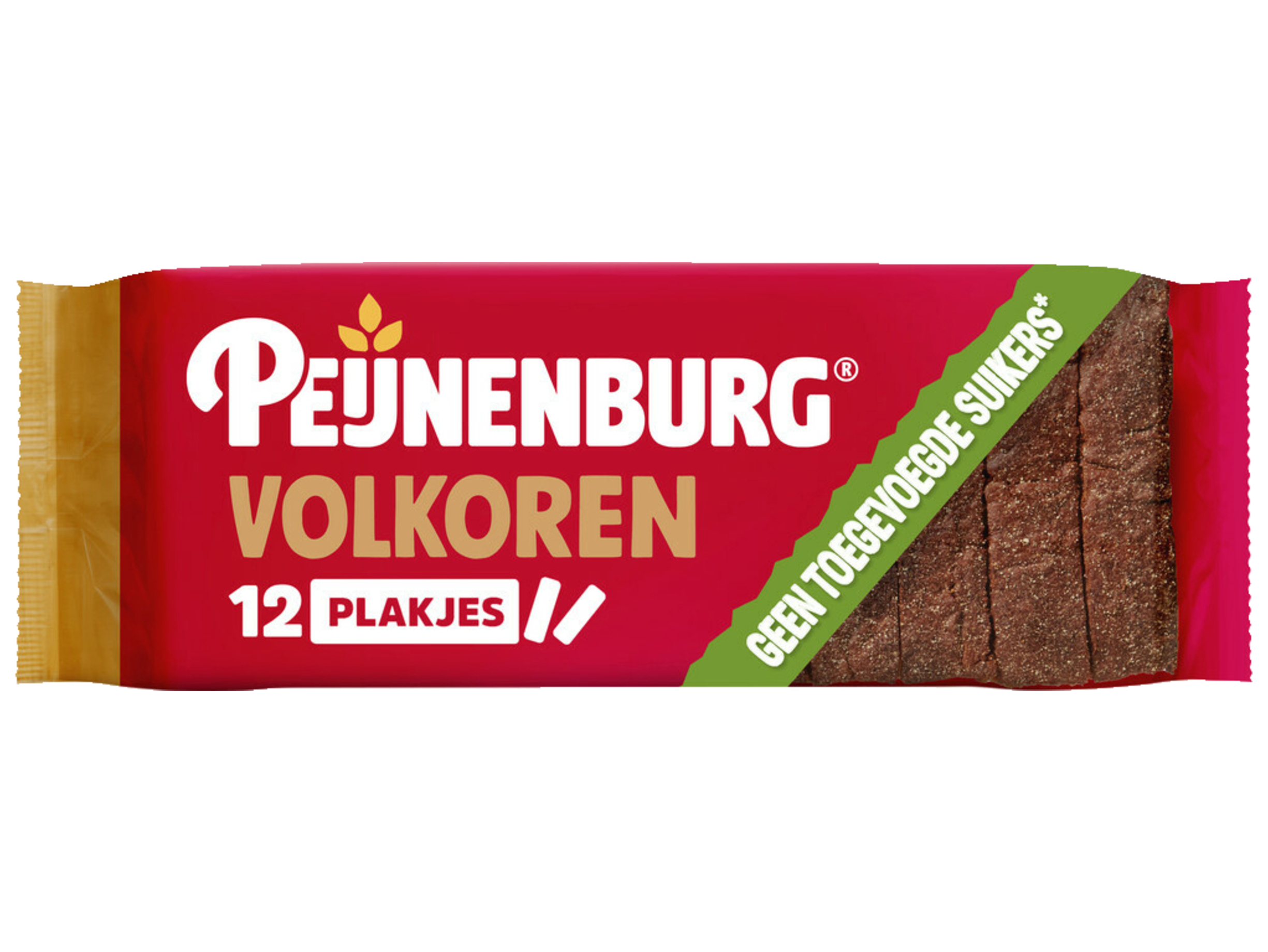 Volkoren geen suiker gesneden