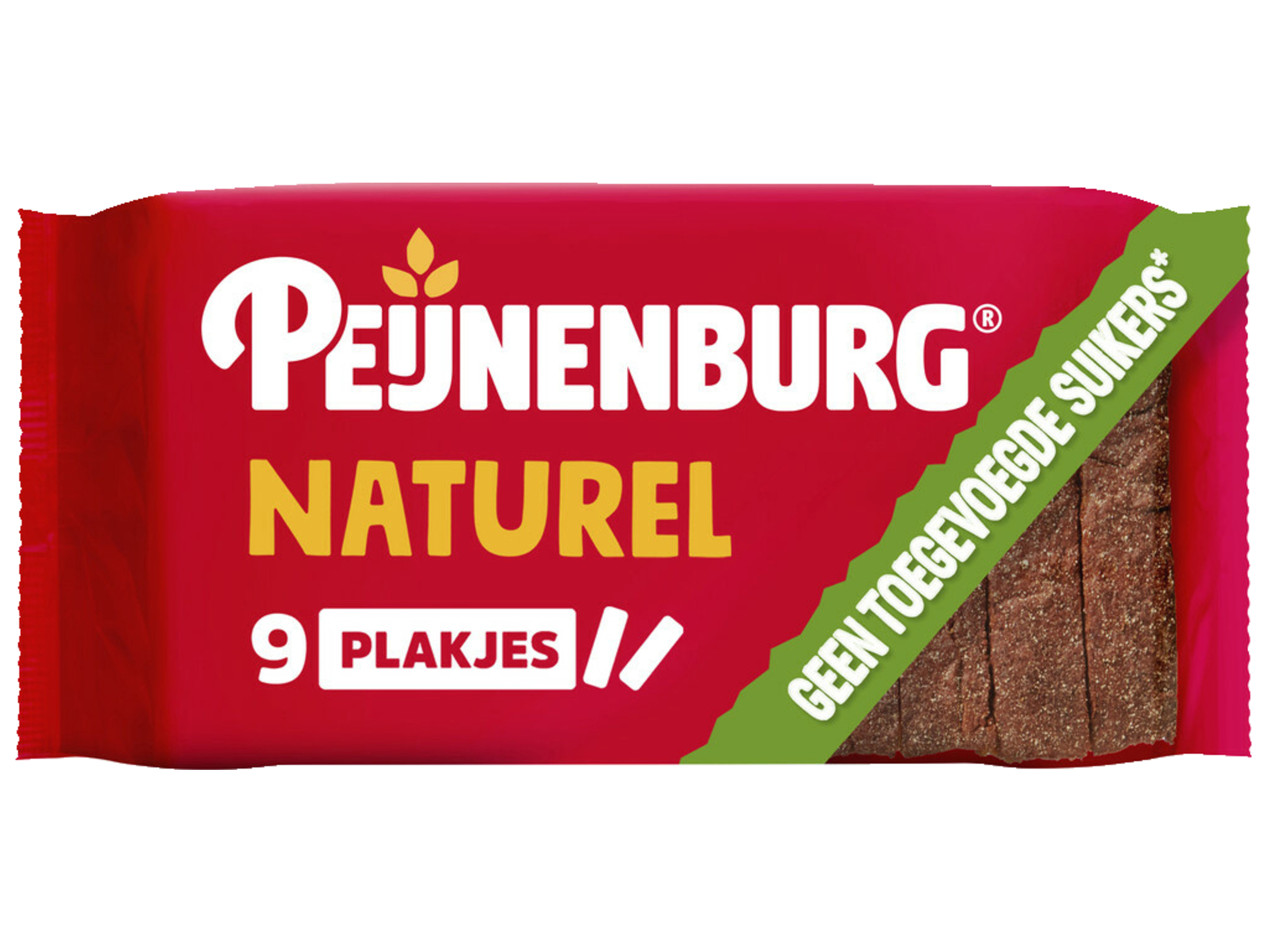 Naturel geen suiker gesneden