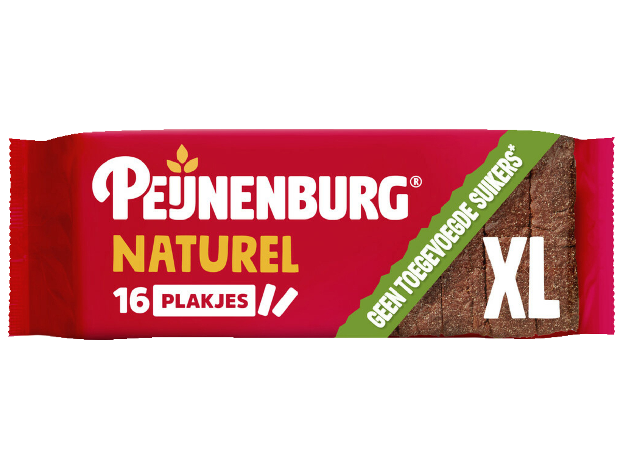 Naturel geen suiker gesneden