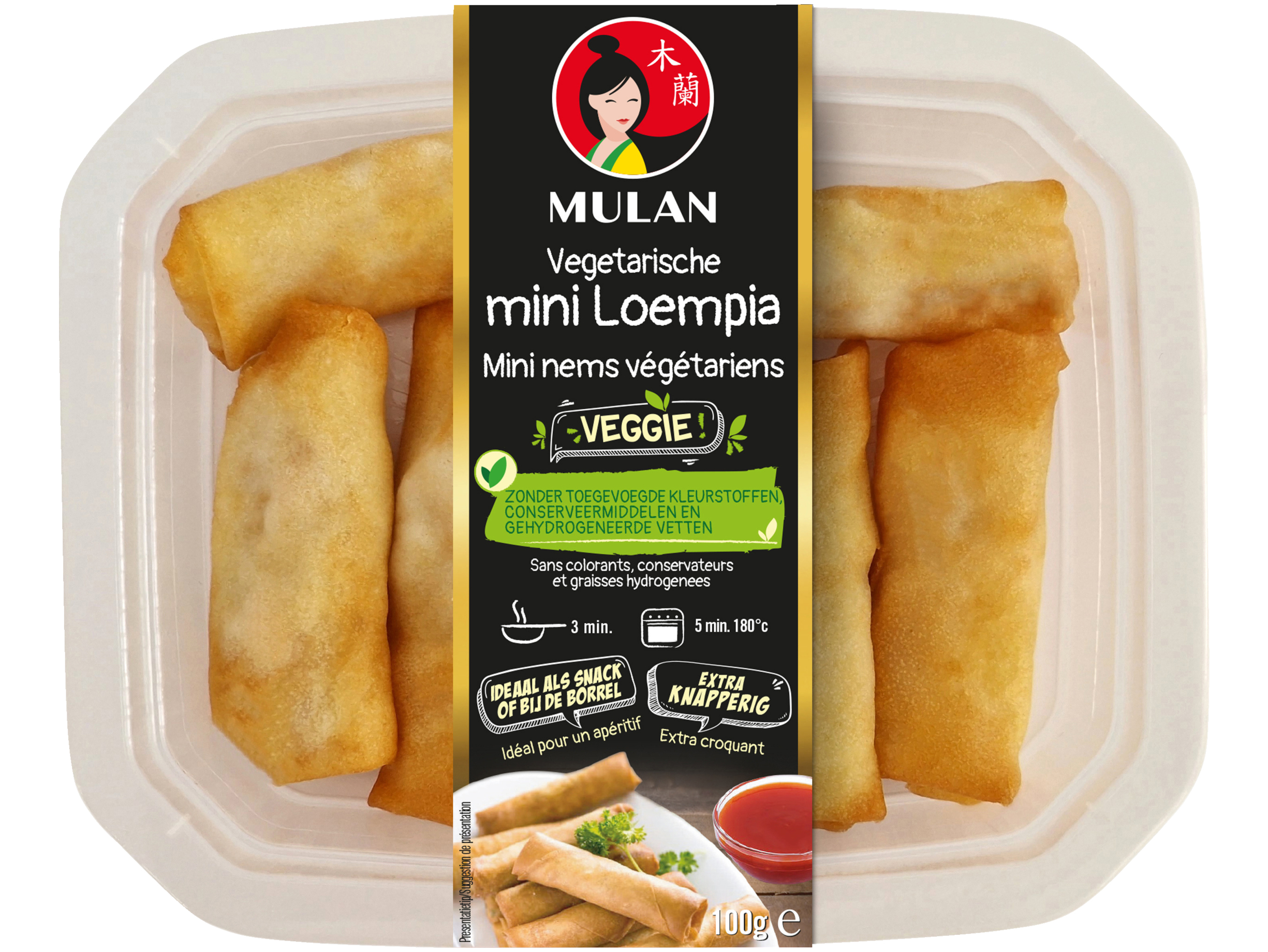 Mini loempia's
