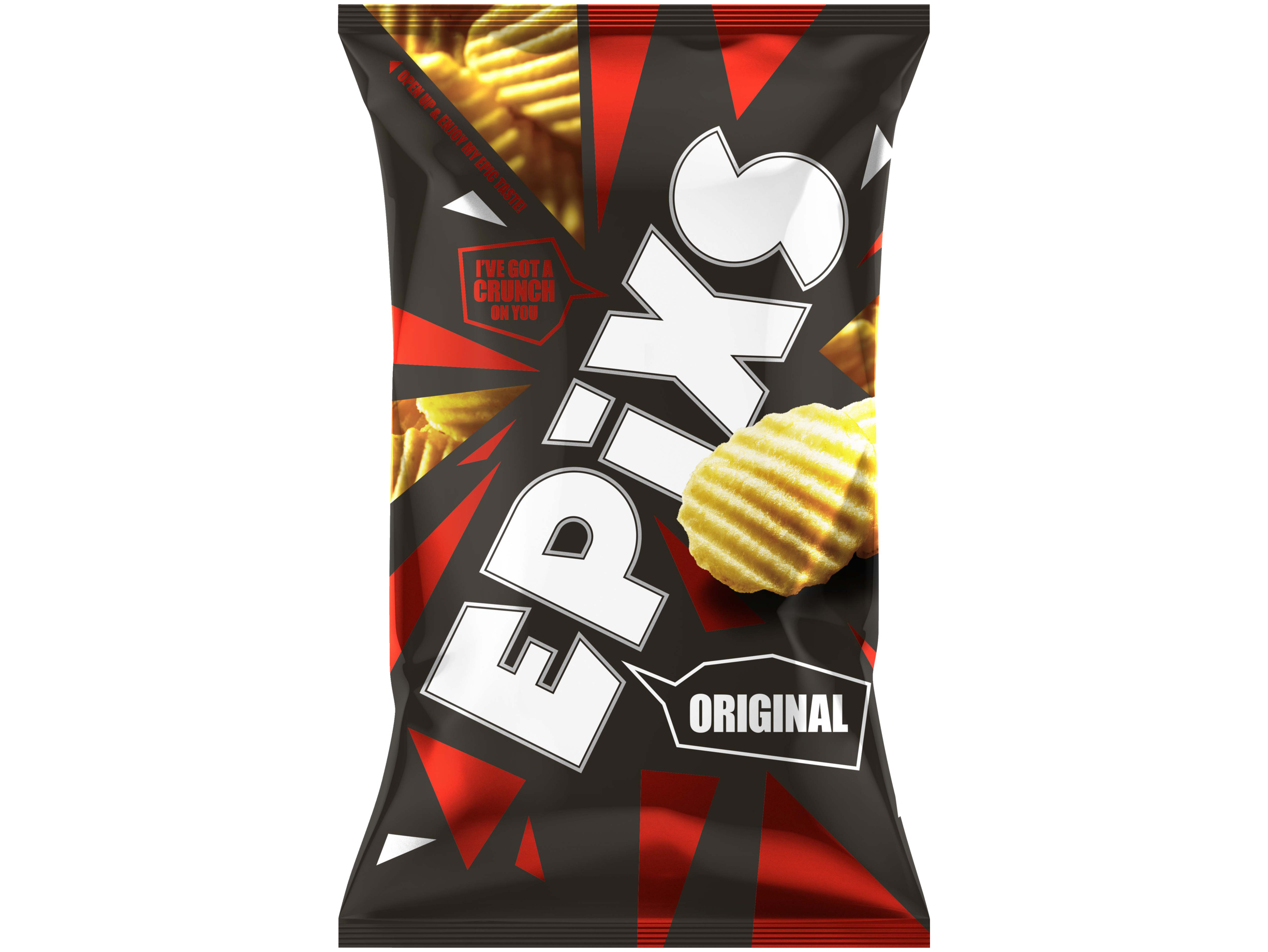 Ribbelchips naturel