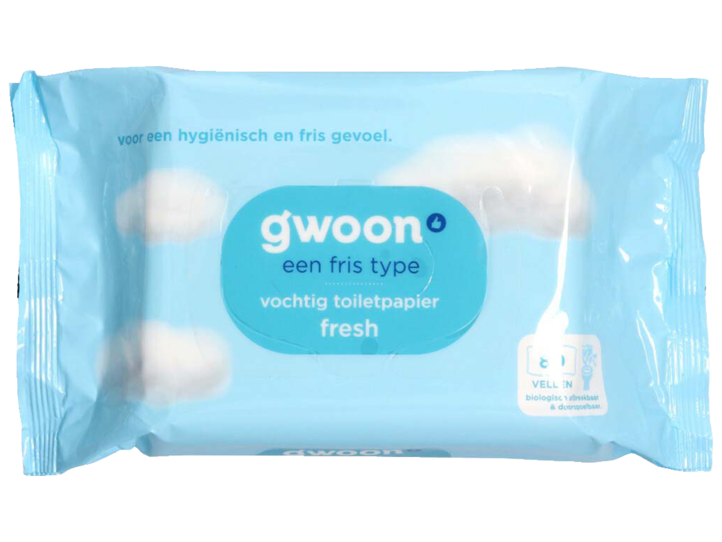 Vochtig toiletpapier fresh