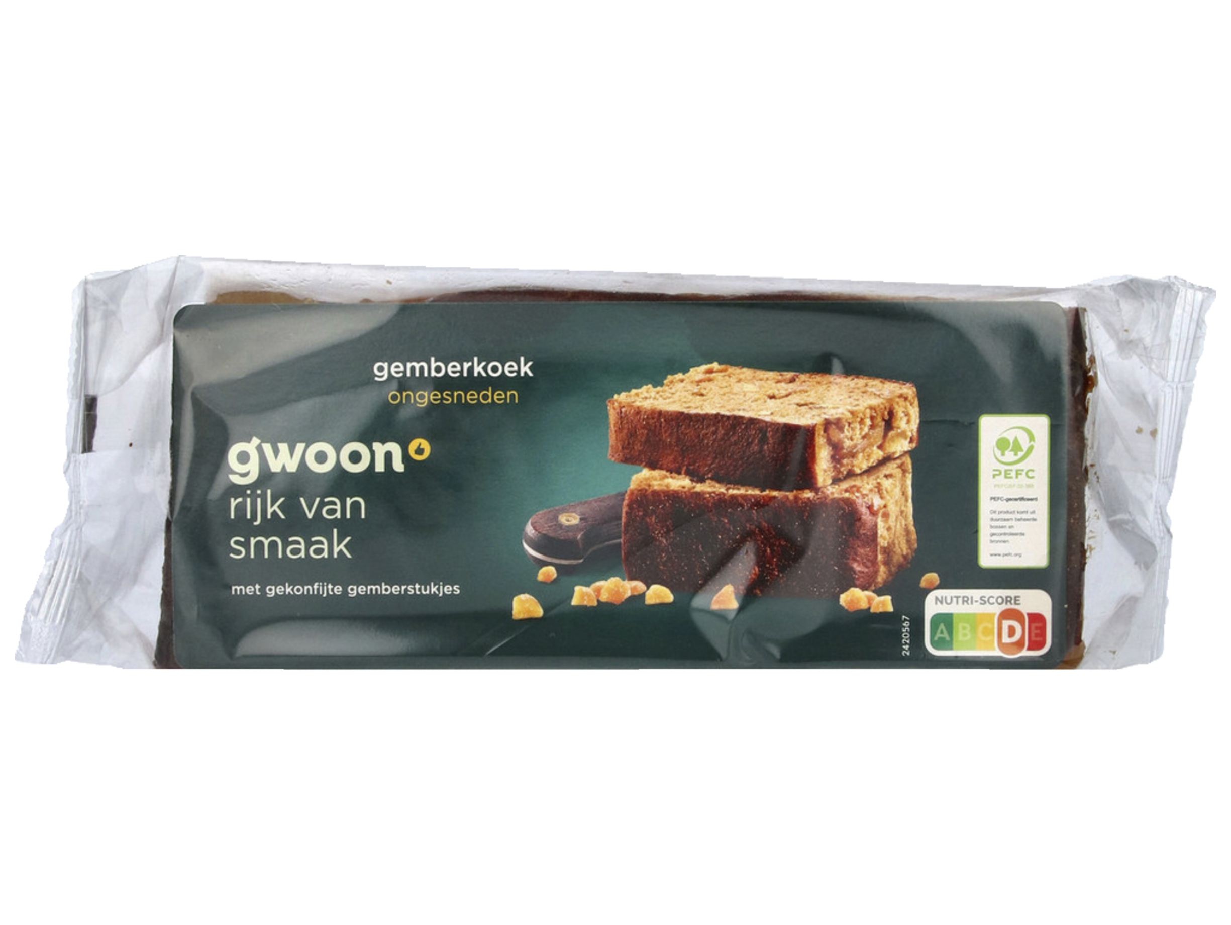 Ontbijtkoek gember ongesneden