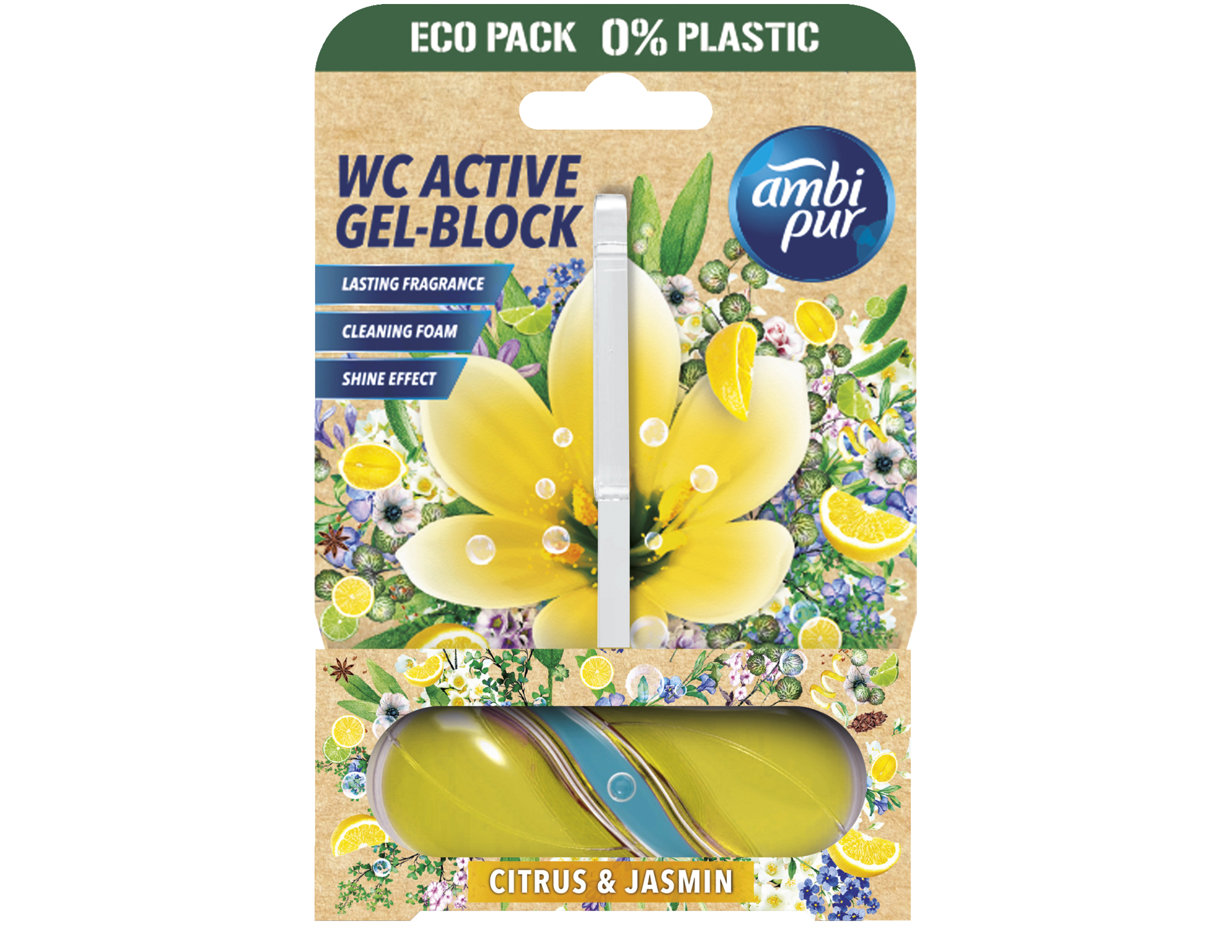 Toiletblok citrus & jasmijn 0% plastic