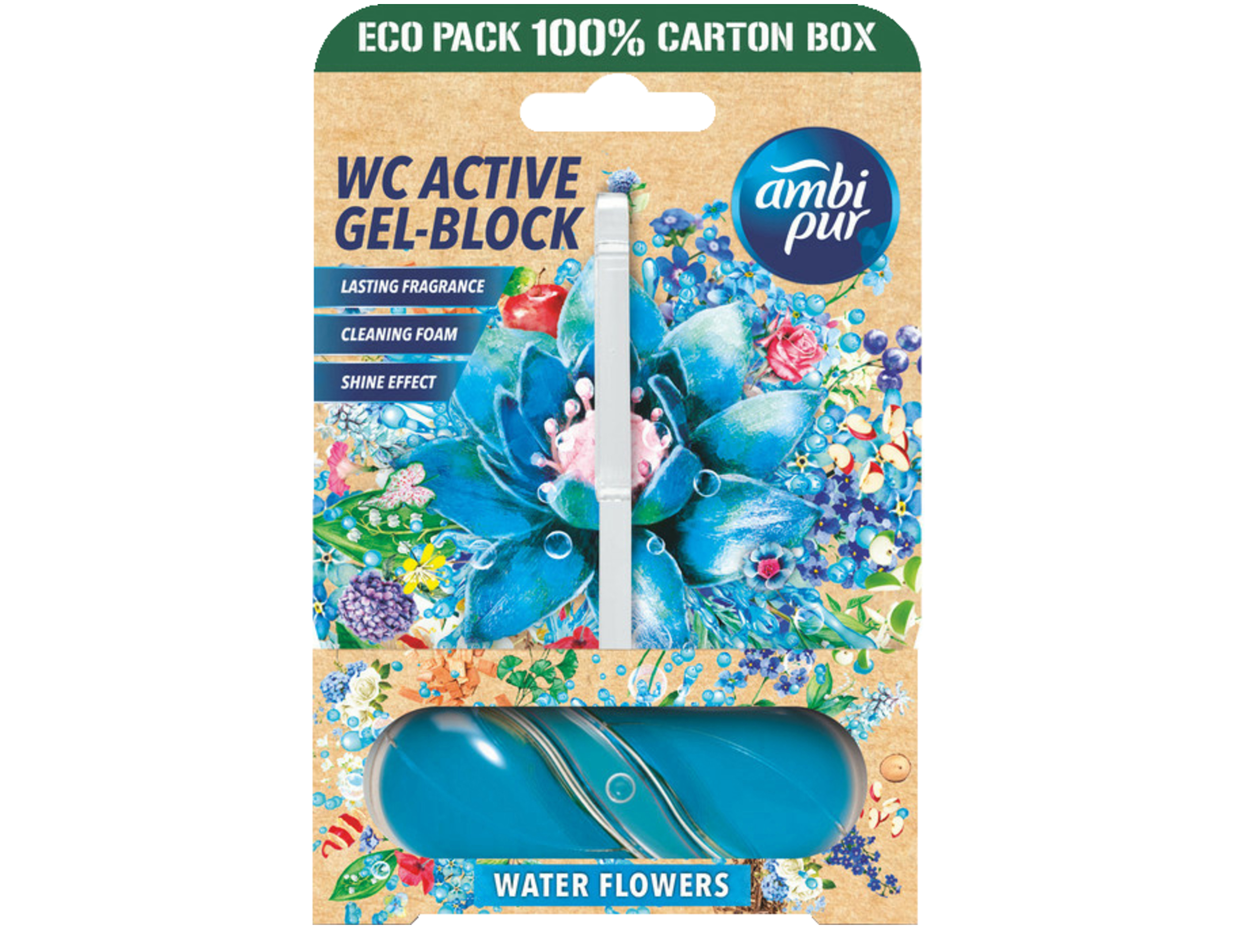 Toiletblok water & bloemen 0% plastic