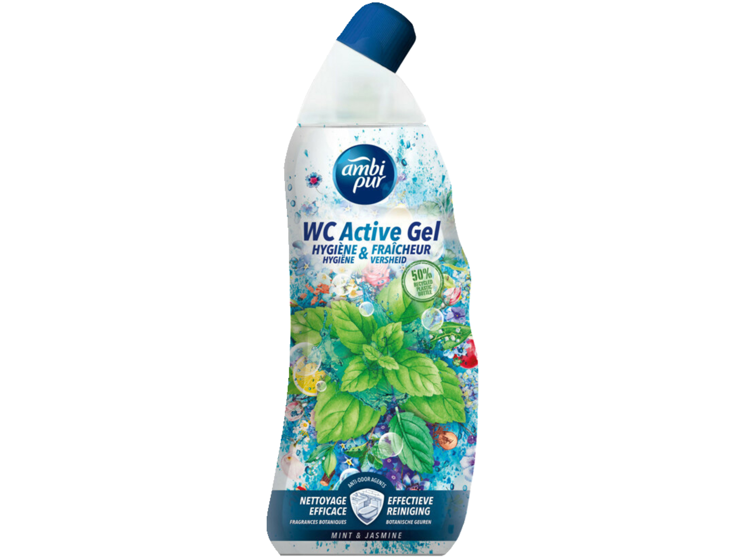 Toiletreiniger active gel mint & jasmijn