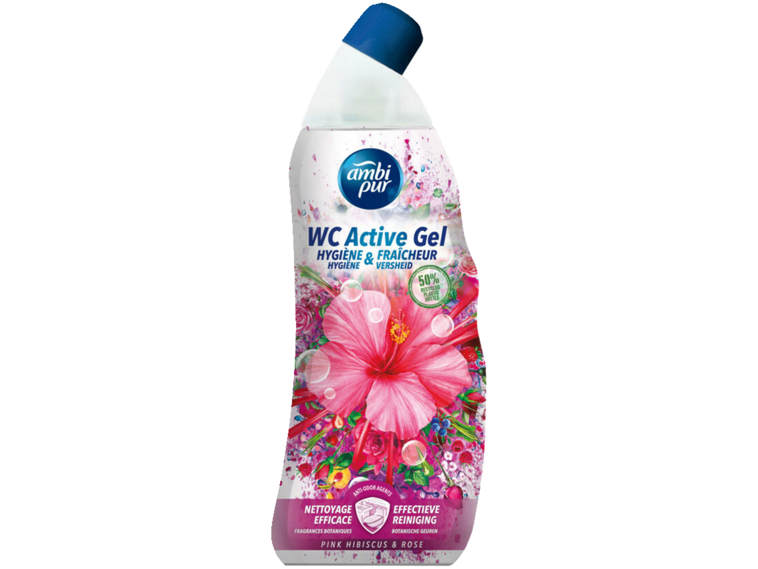 Toiletreiniger active gel hibiscus
