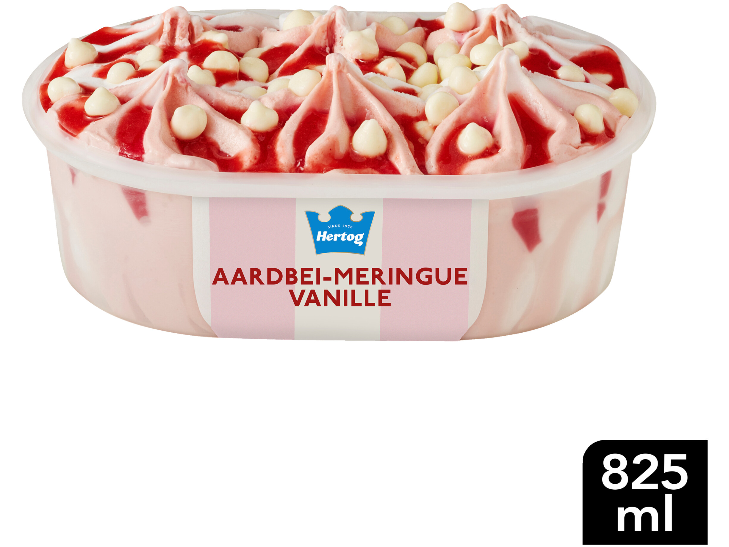 Aardbei meringue vanille