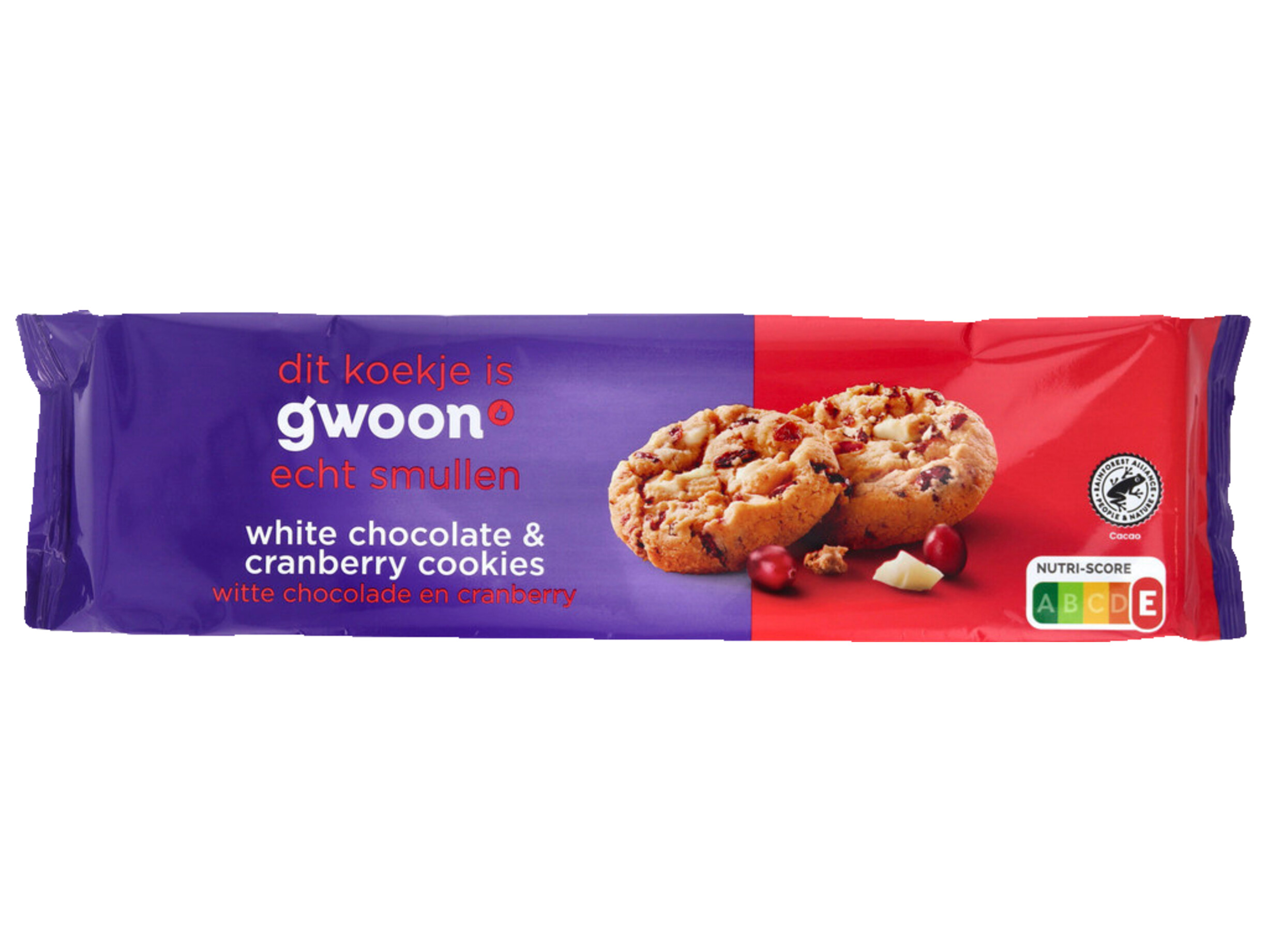 Chocolate chip cookies wit cranberry