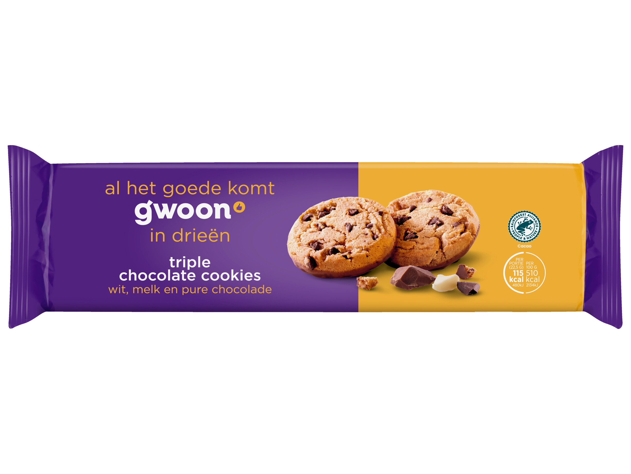 Chocolate chip cookies triple