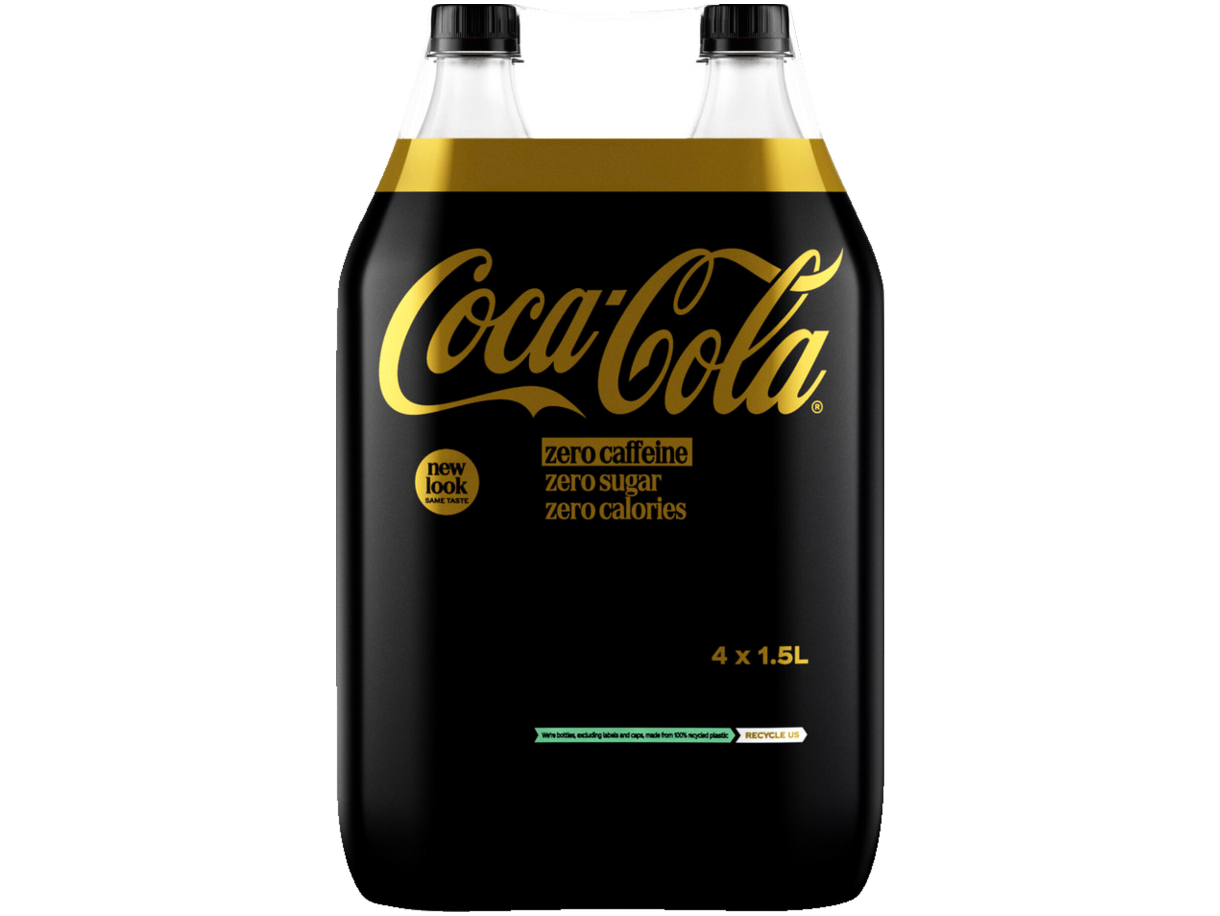 Zero sugar zero caffeine & calories 4-pack