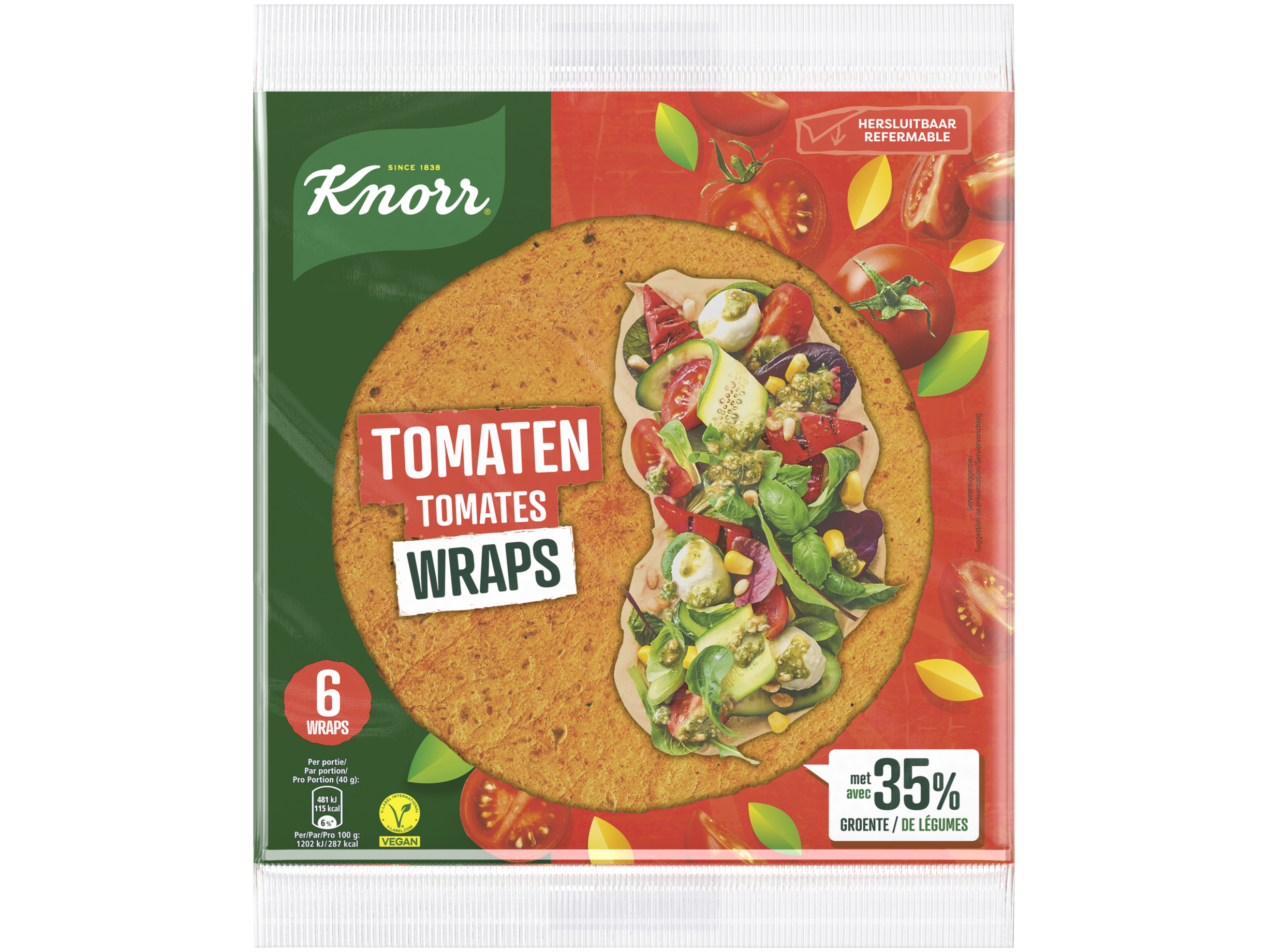 Tomaten wraps
