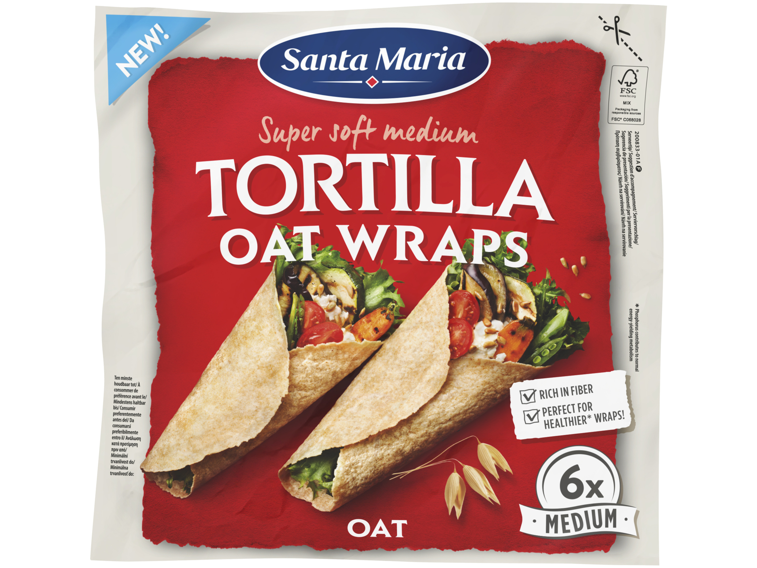 Oat wraps