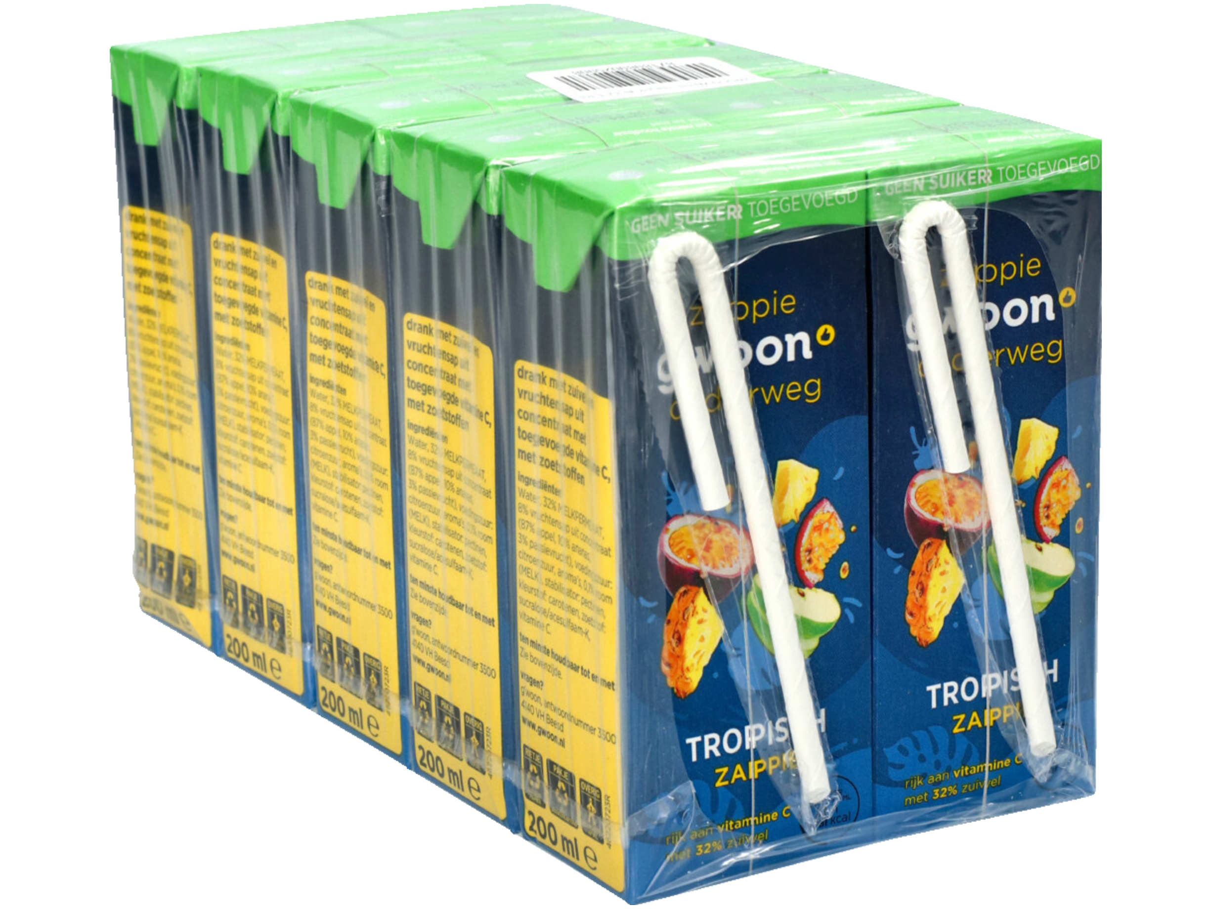 Zappie tropical geen suiker toegevoegd