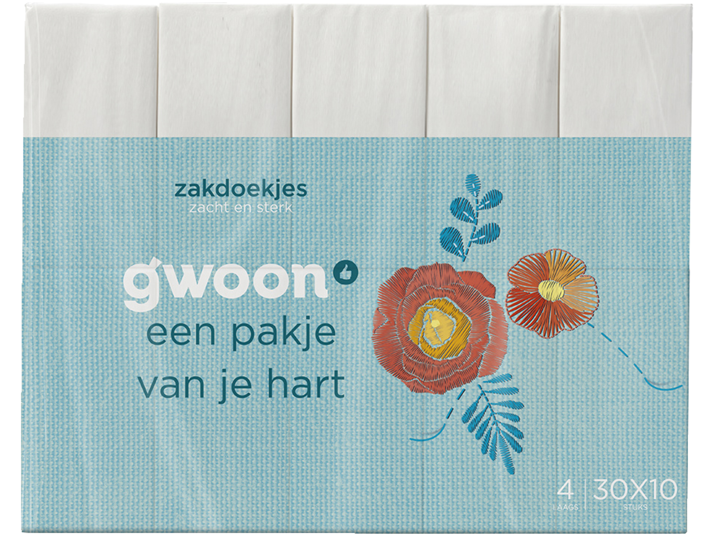 Zakdoekjes 4 laags