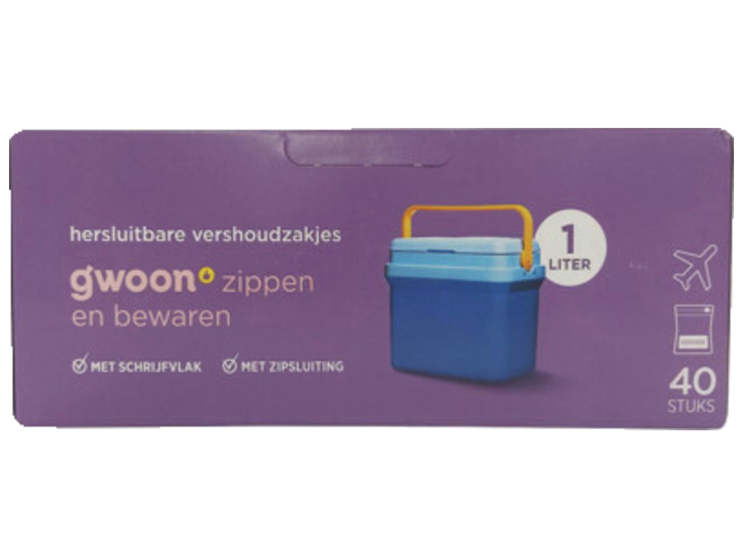 Hersluitbare zak
