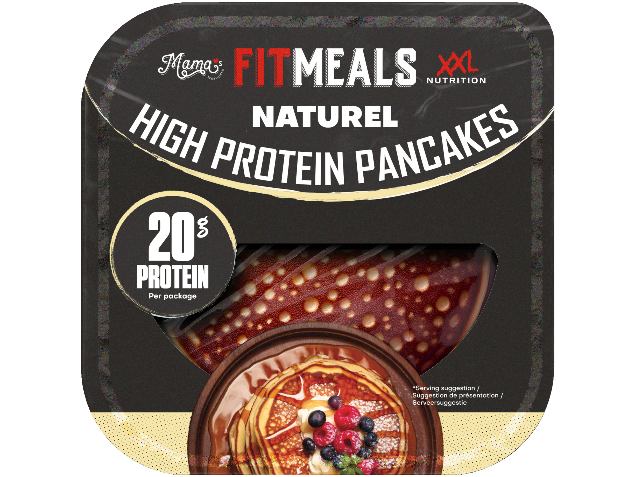 High protein pancakes naturel