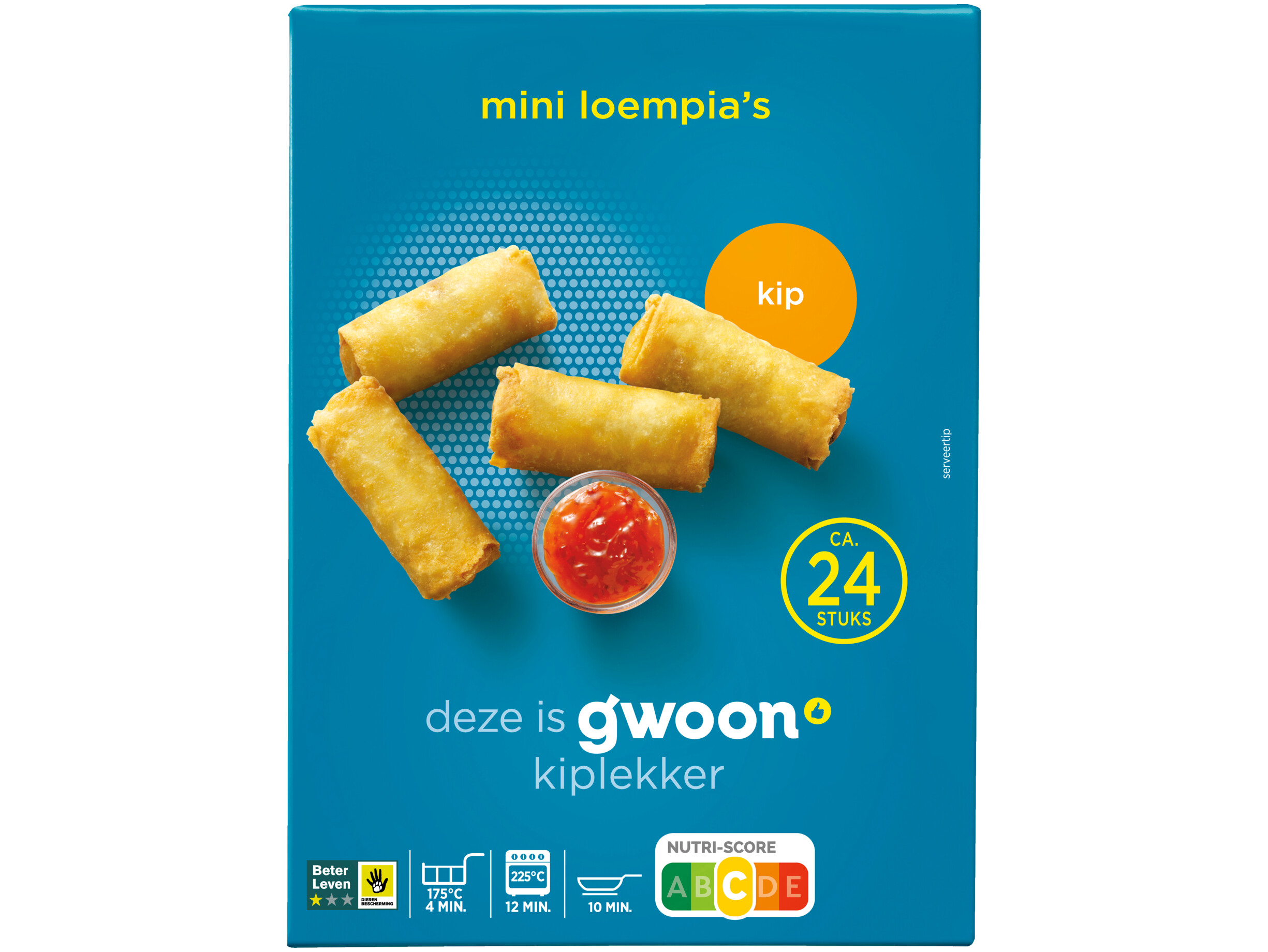 Mini loempia kip