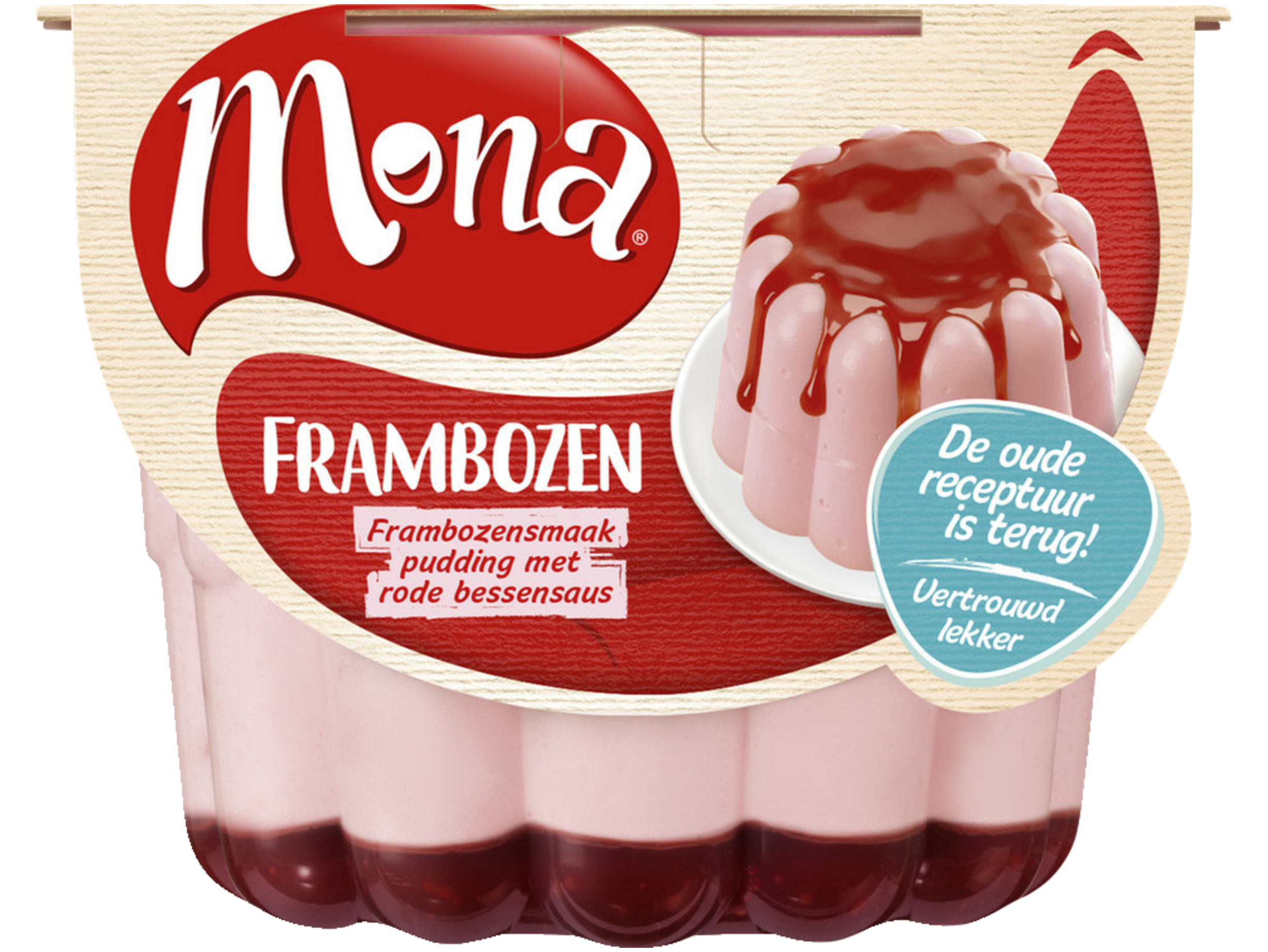 Pudding frambozen