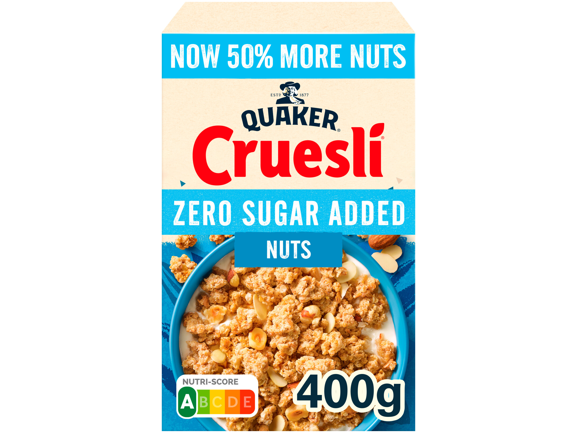 Cruesli noten zero sugar