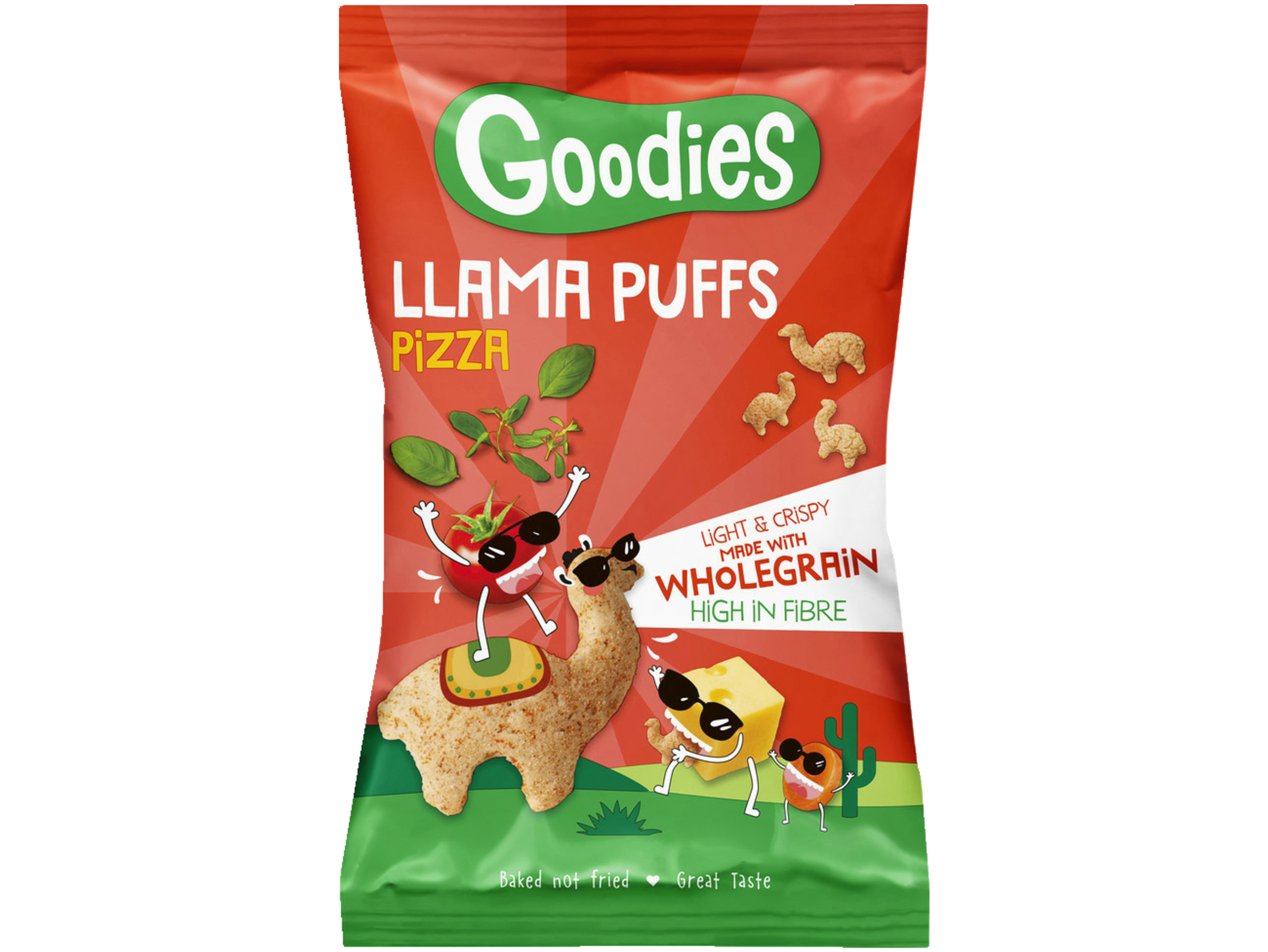 Knabbels llama puffs pizza