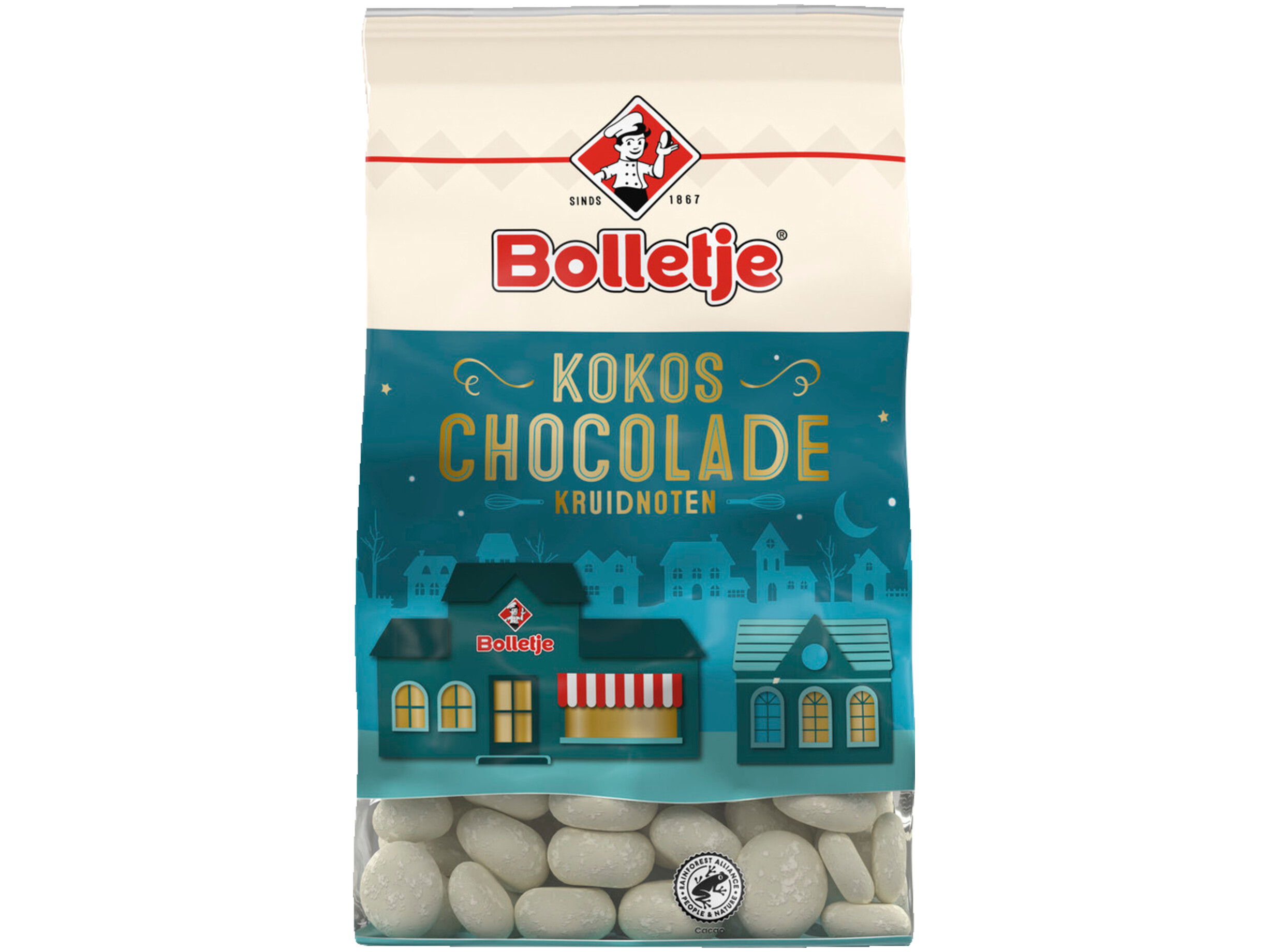 Kruidnoten chocolade kokos