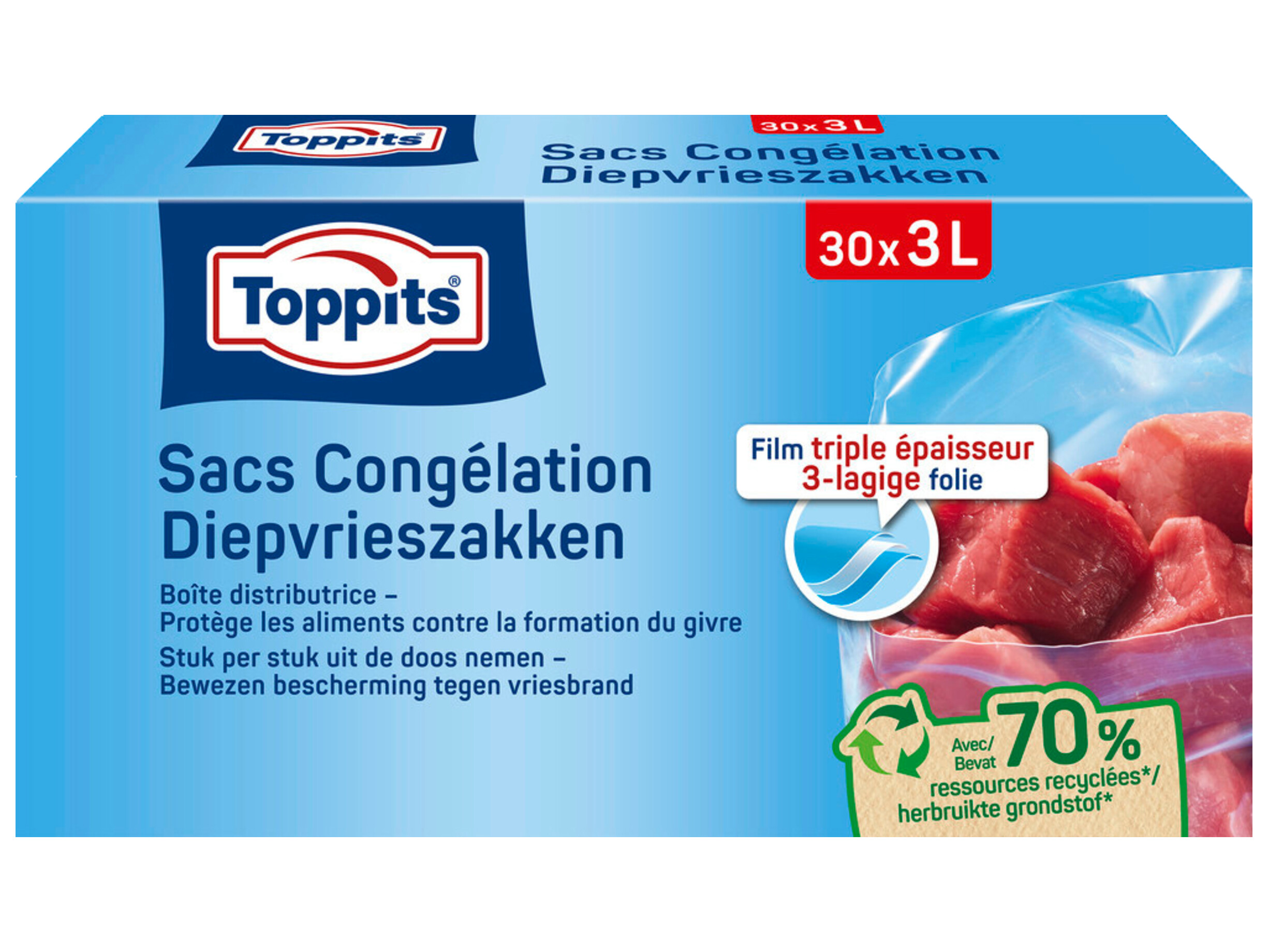 Diepvrieszakken 3 liter