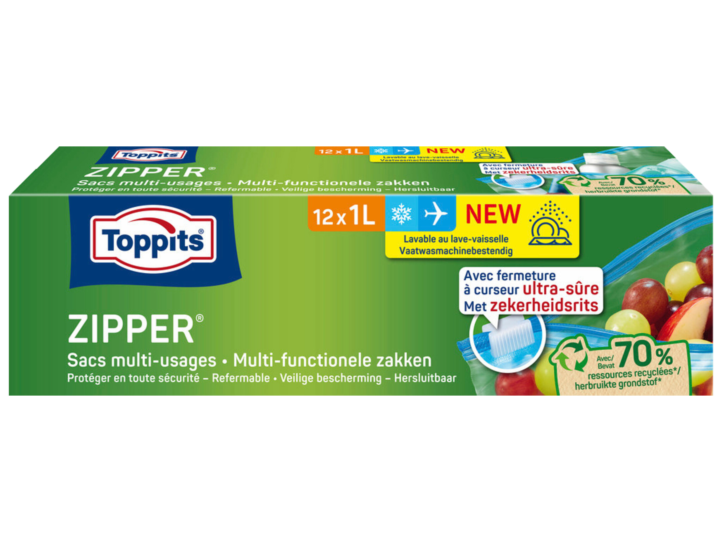 Zipper multi functional zakken