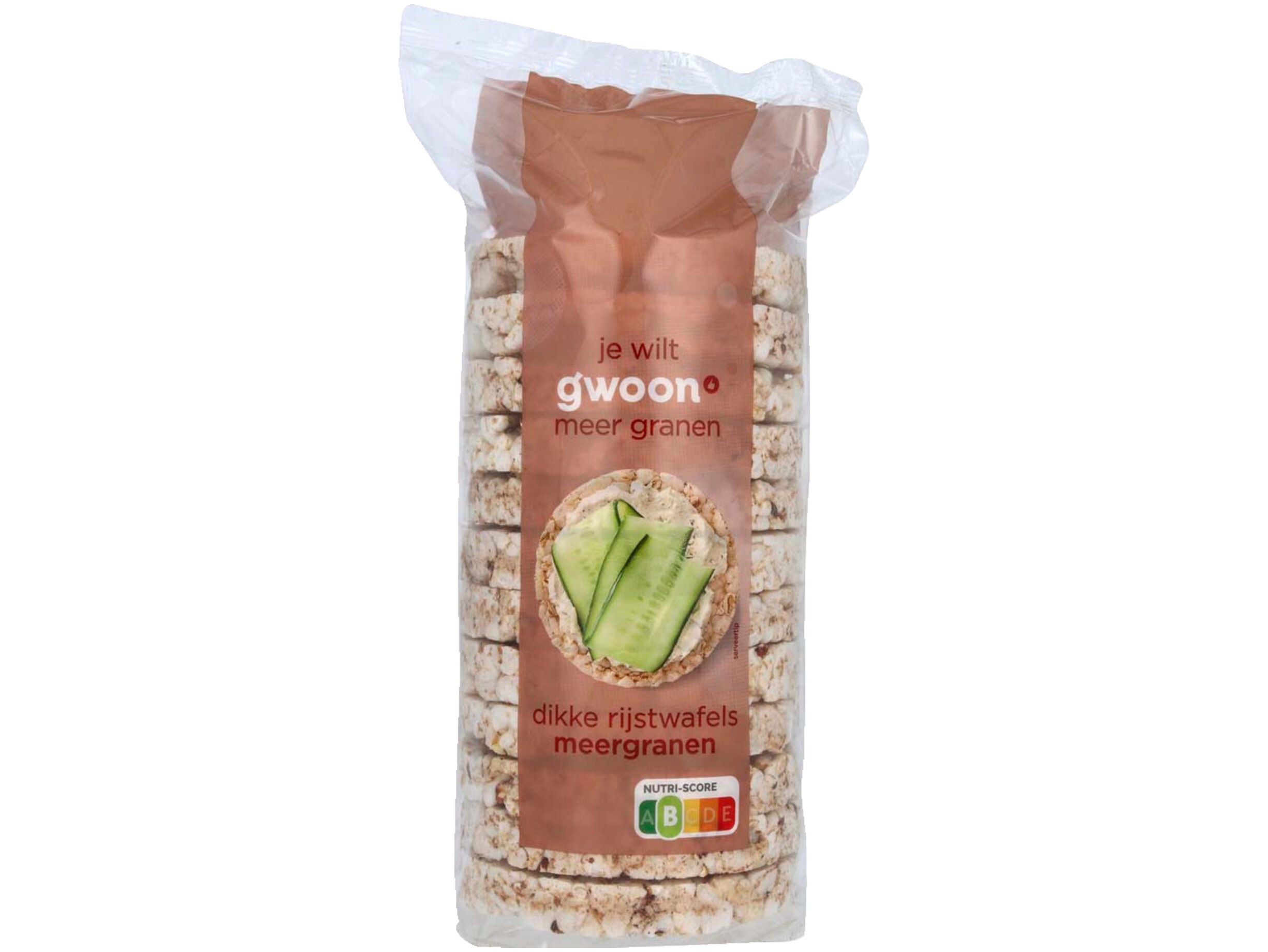 Dikke rijstwafels meergranen