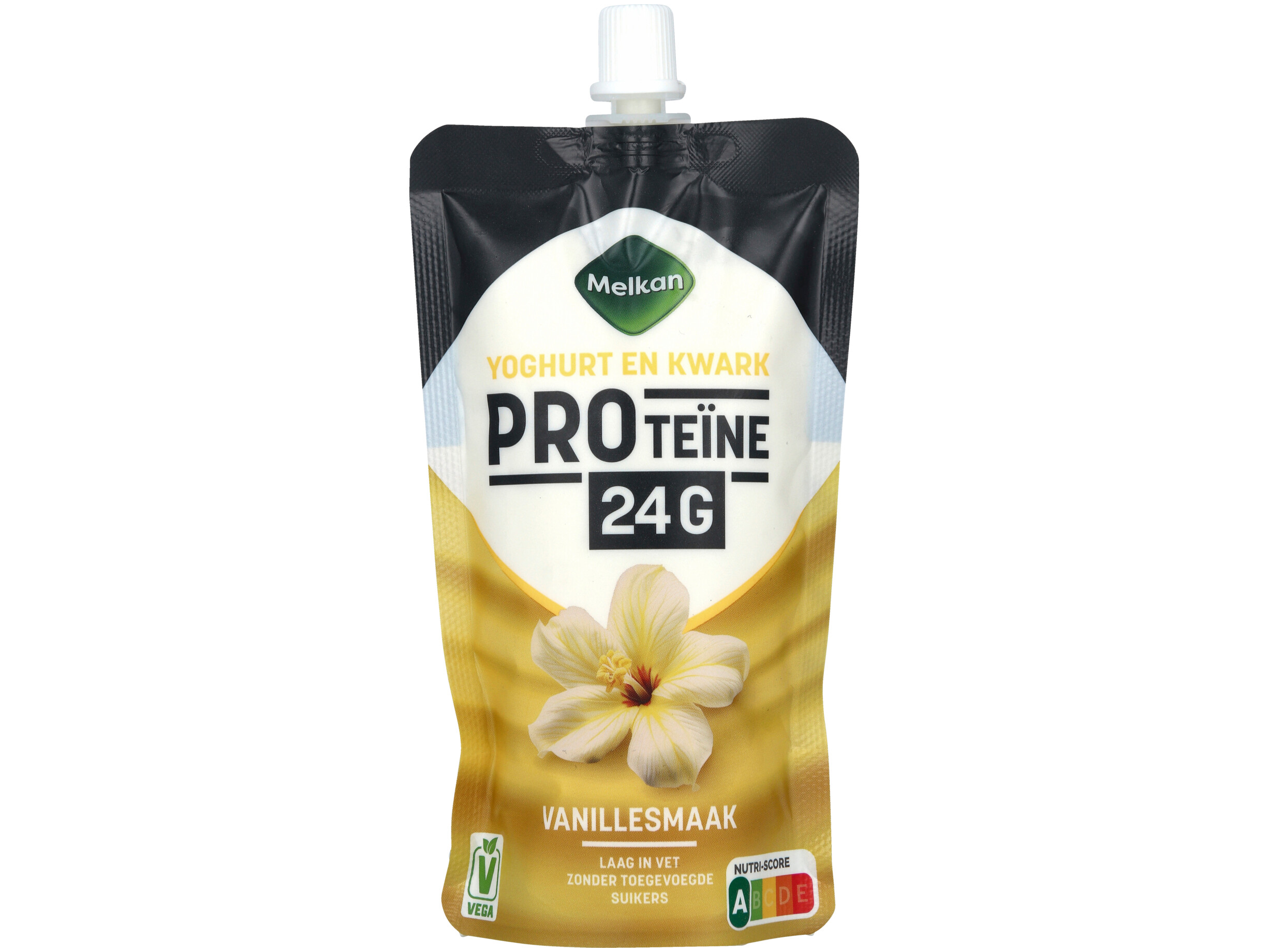 Proteine yoghurt en kwark vanille