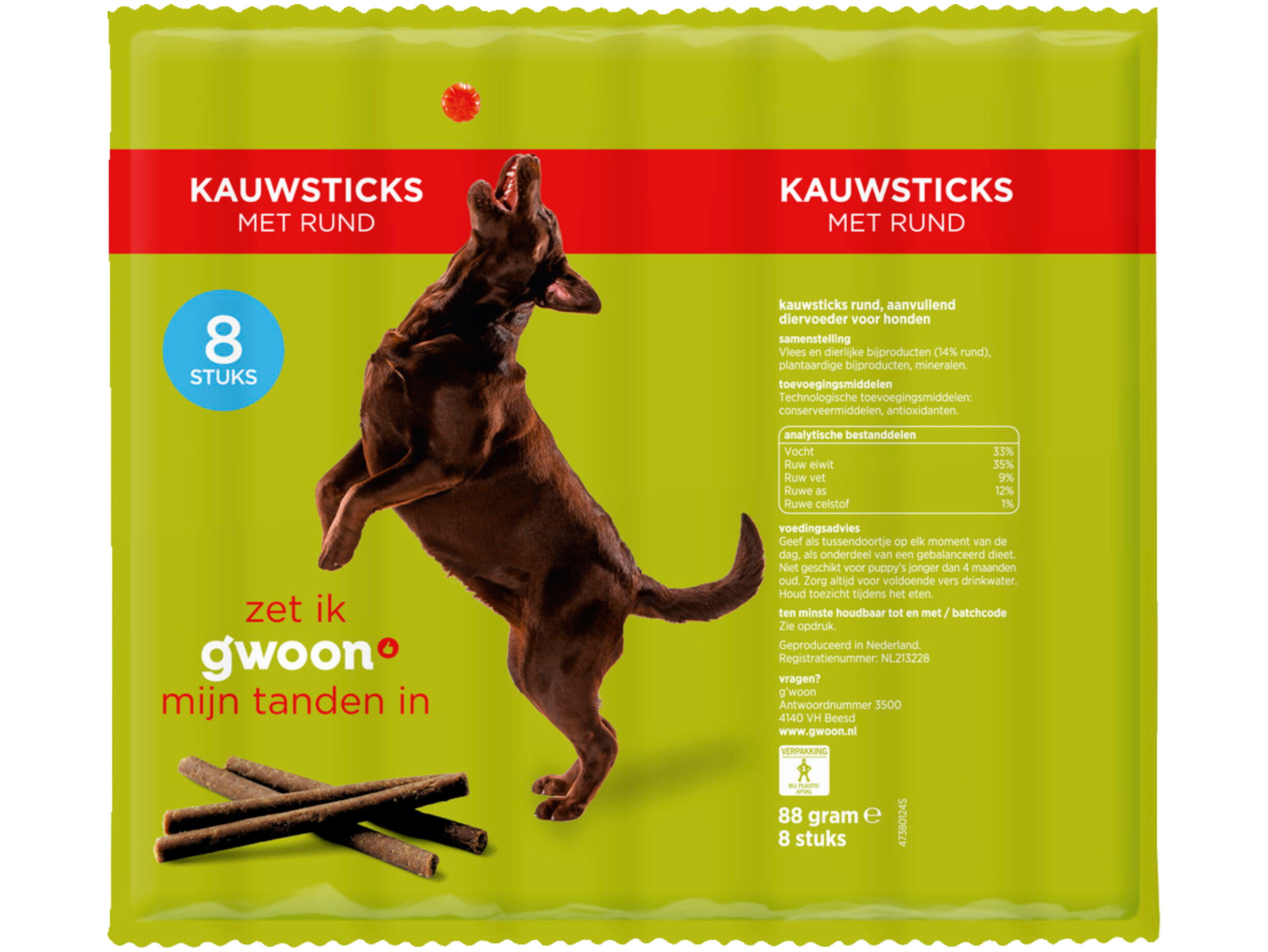 Kauwsticks rund
