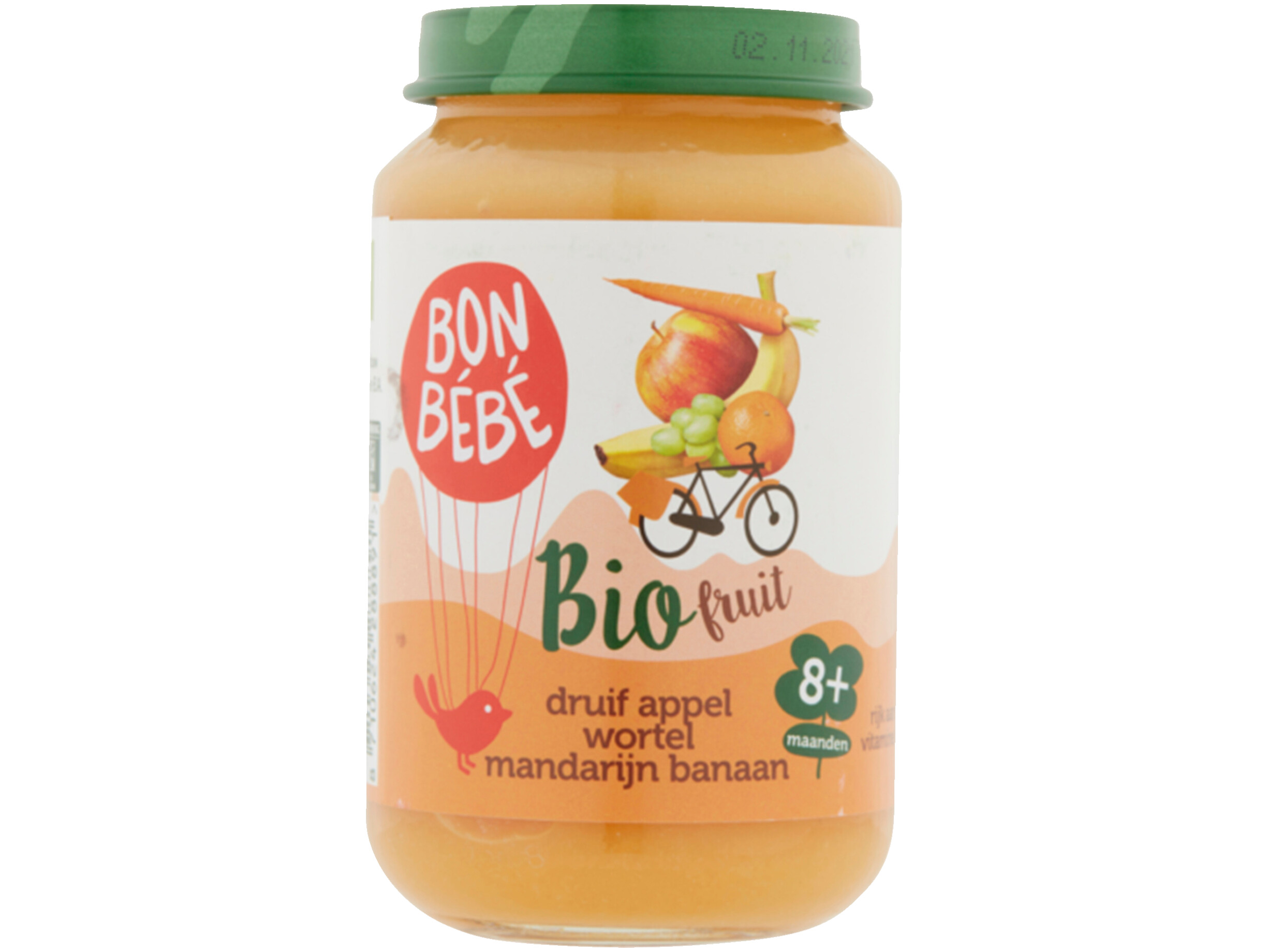 Druif appel wortel mandarijn