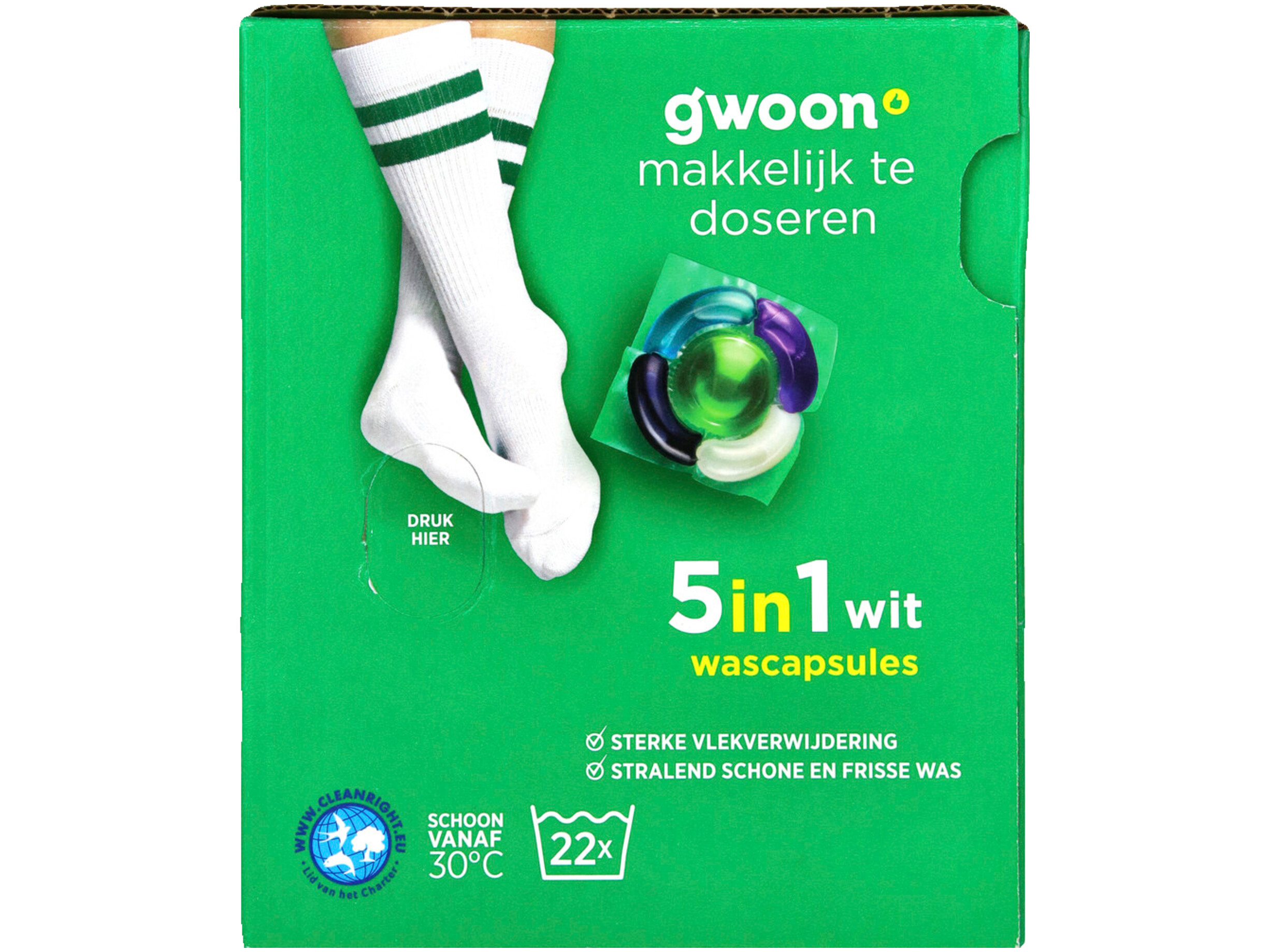 Wascapsules wit