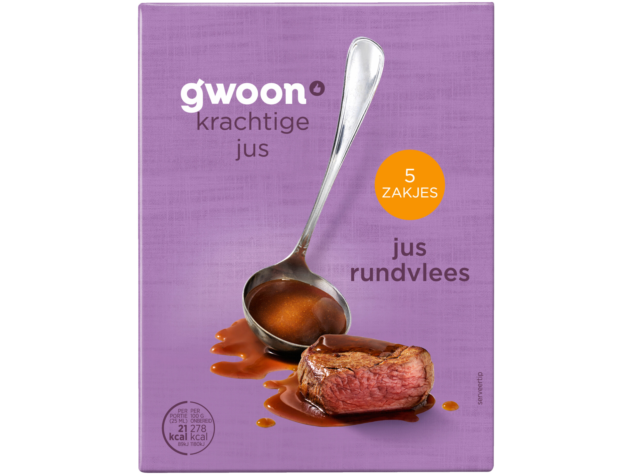Mix voor jus rundvlees 5-pak