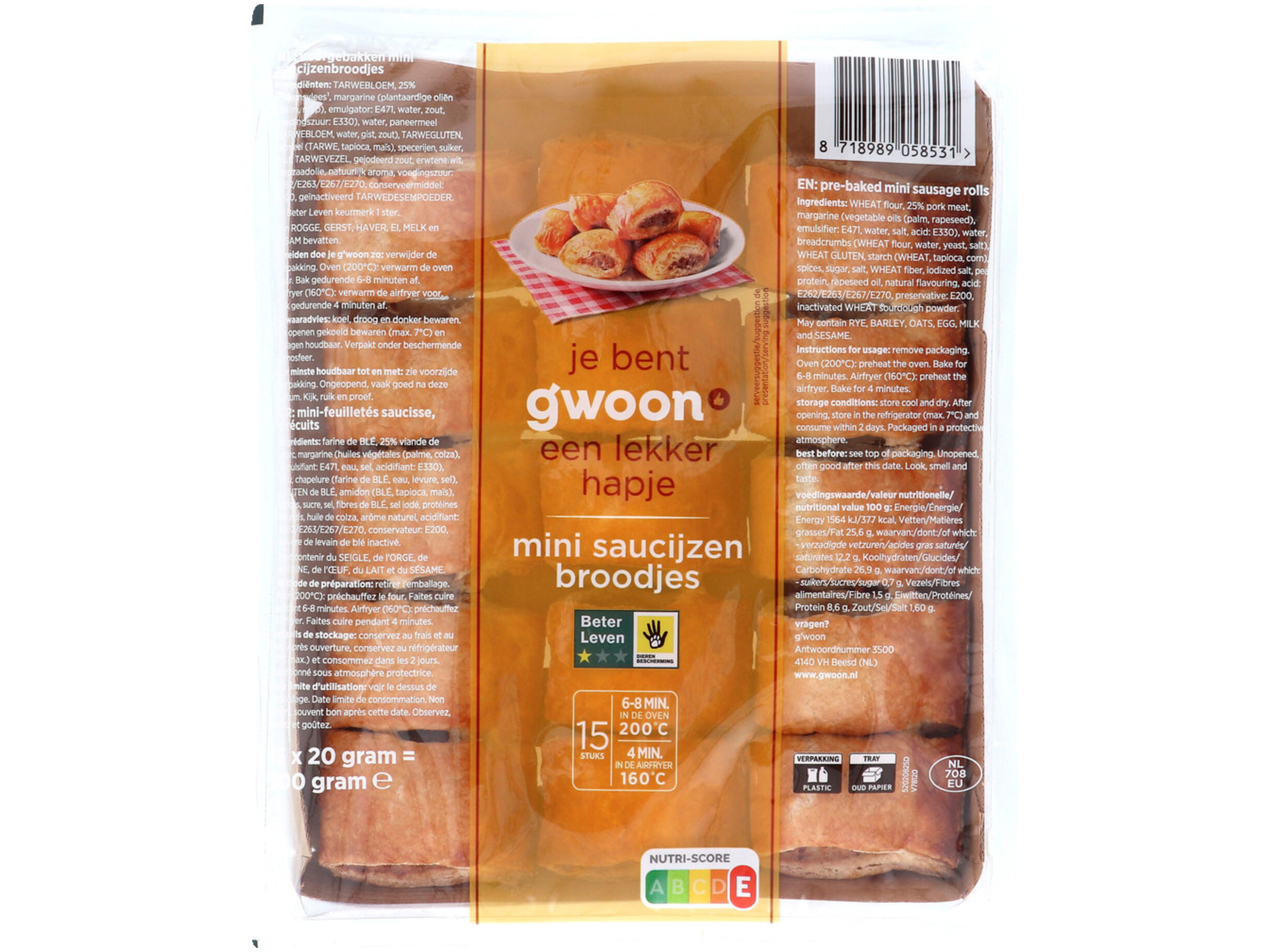 Mini saucijzenbroodjes