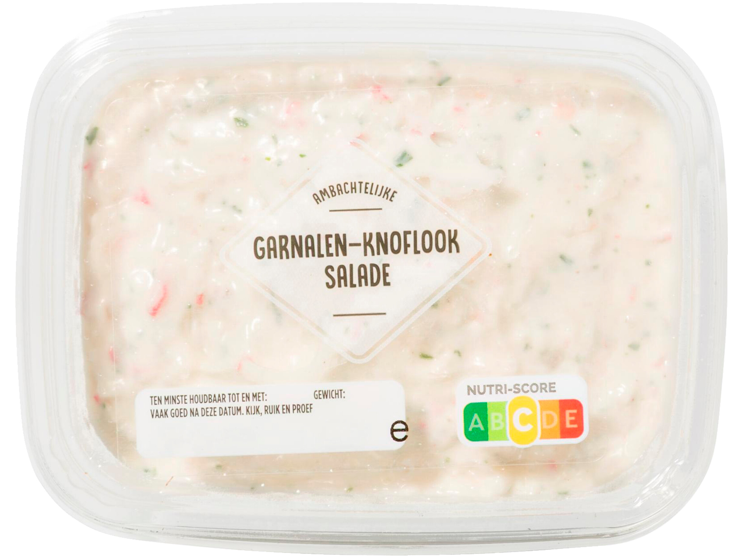 Garnalen knoflook salade