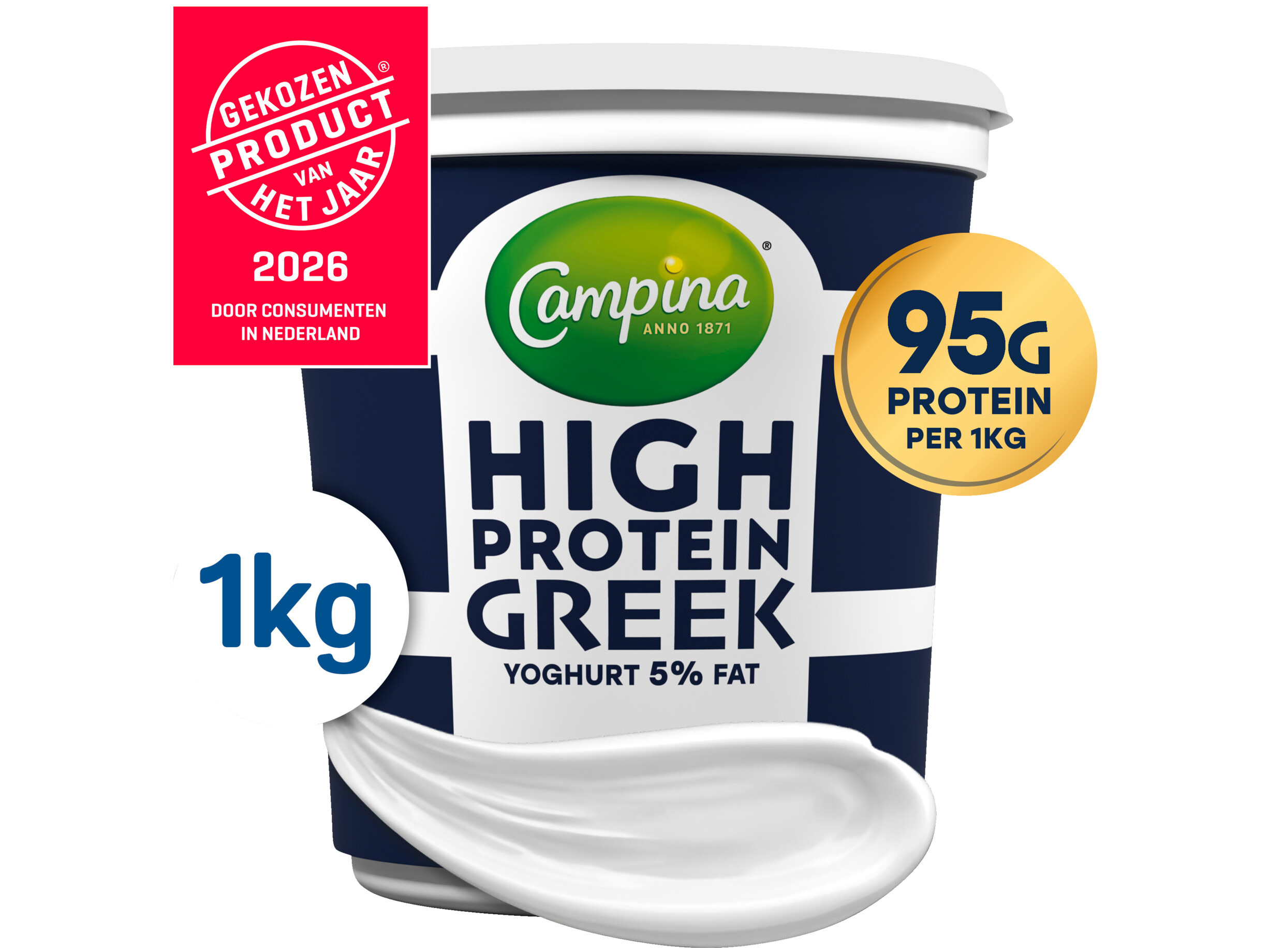 Griekse yoghurt 5% vet high protein