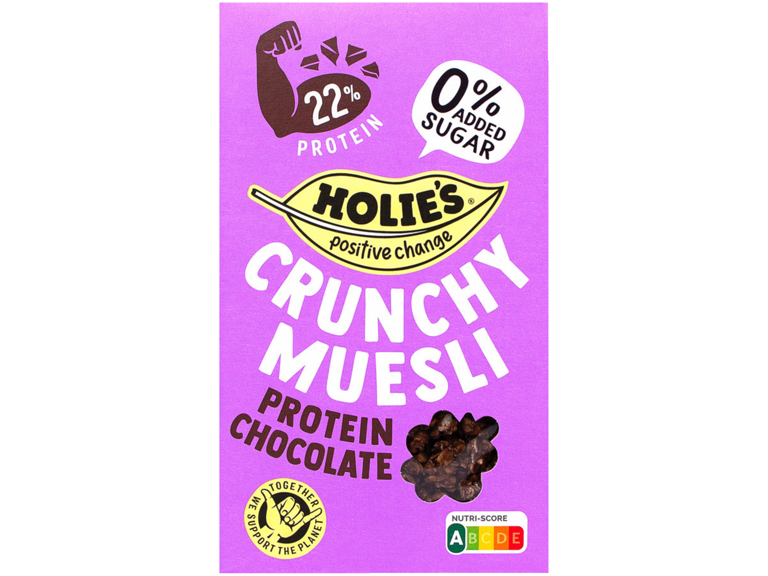 Crunchy muesli protein chocolate