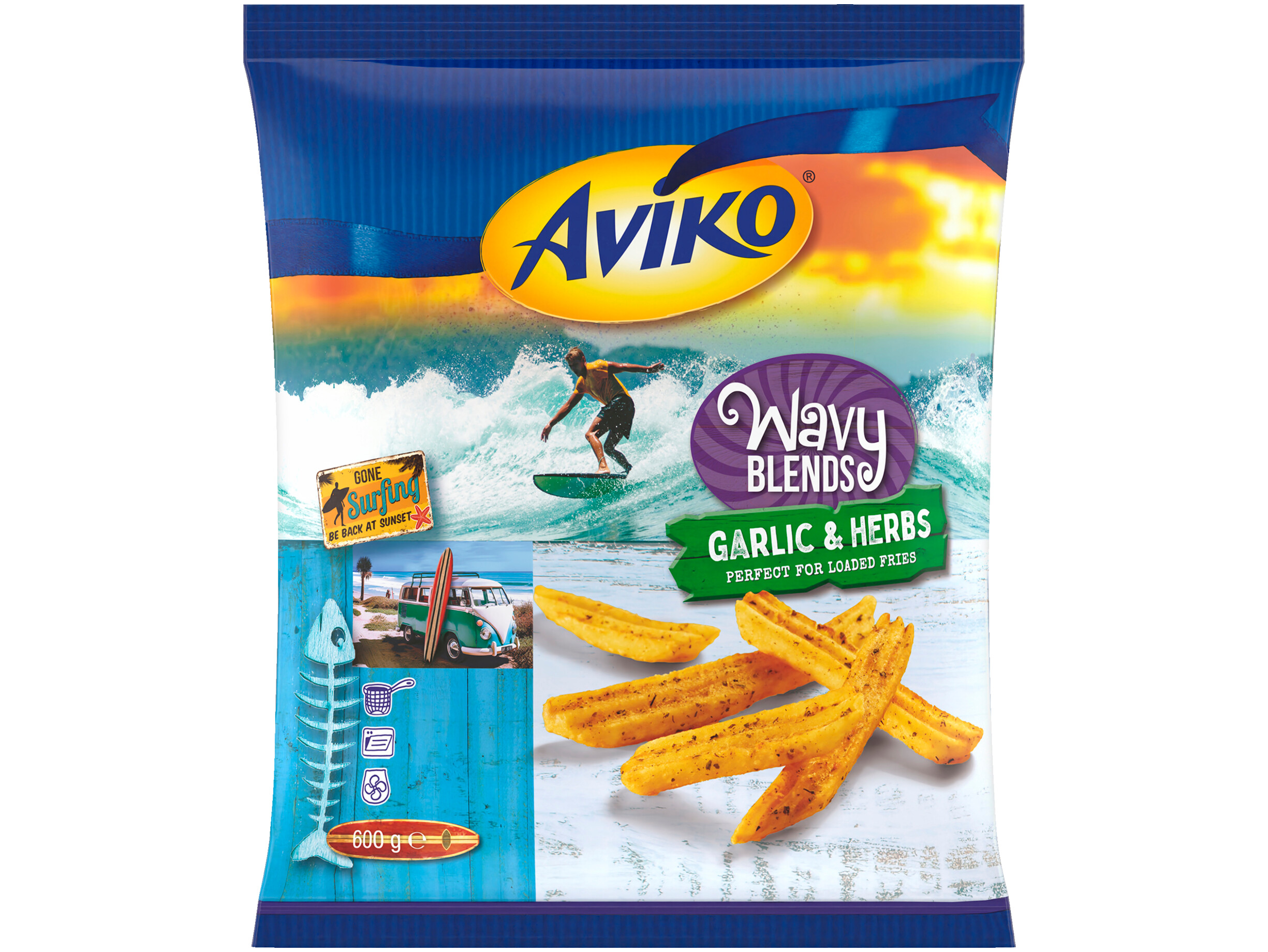 Wavy blends garlic & herbs