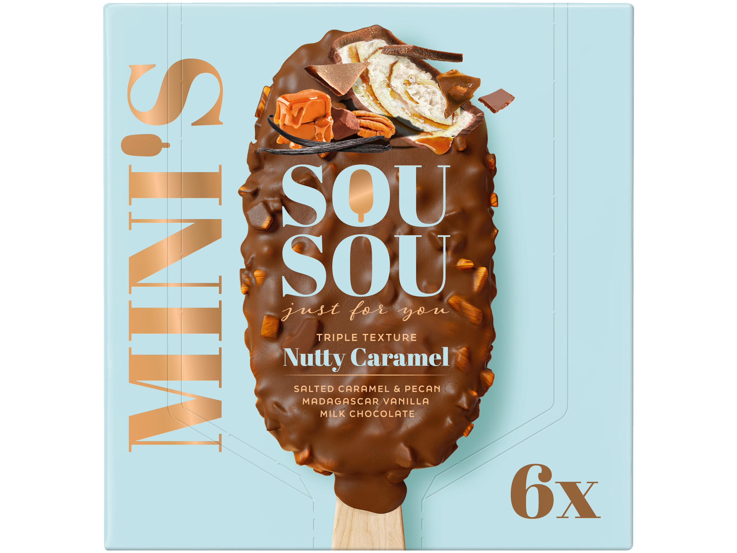 Nutty caramel mini