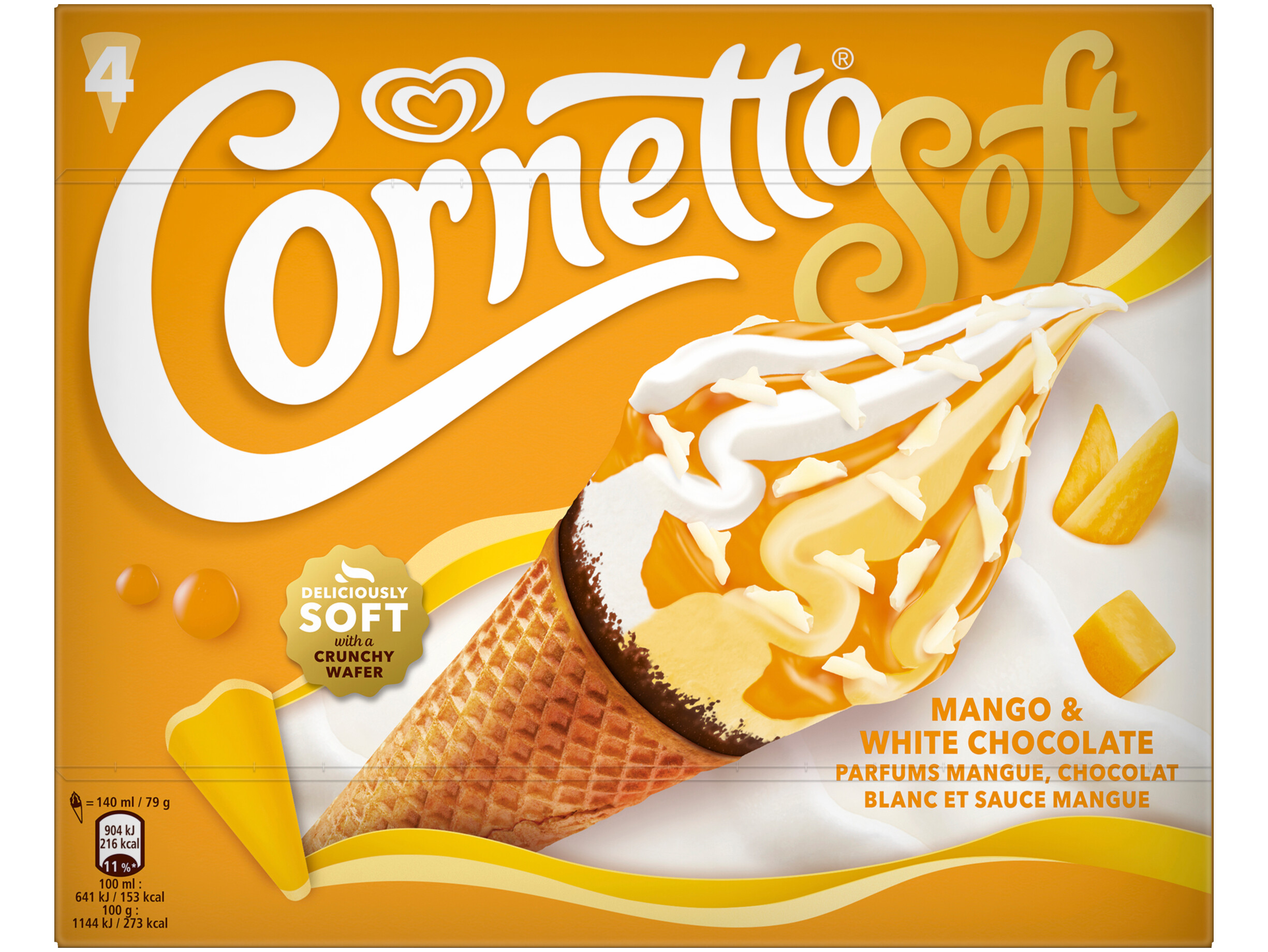 Cornetto soft mango