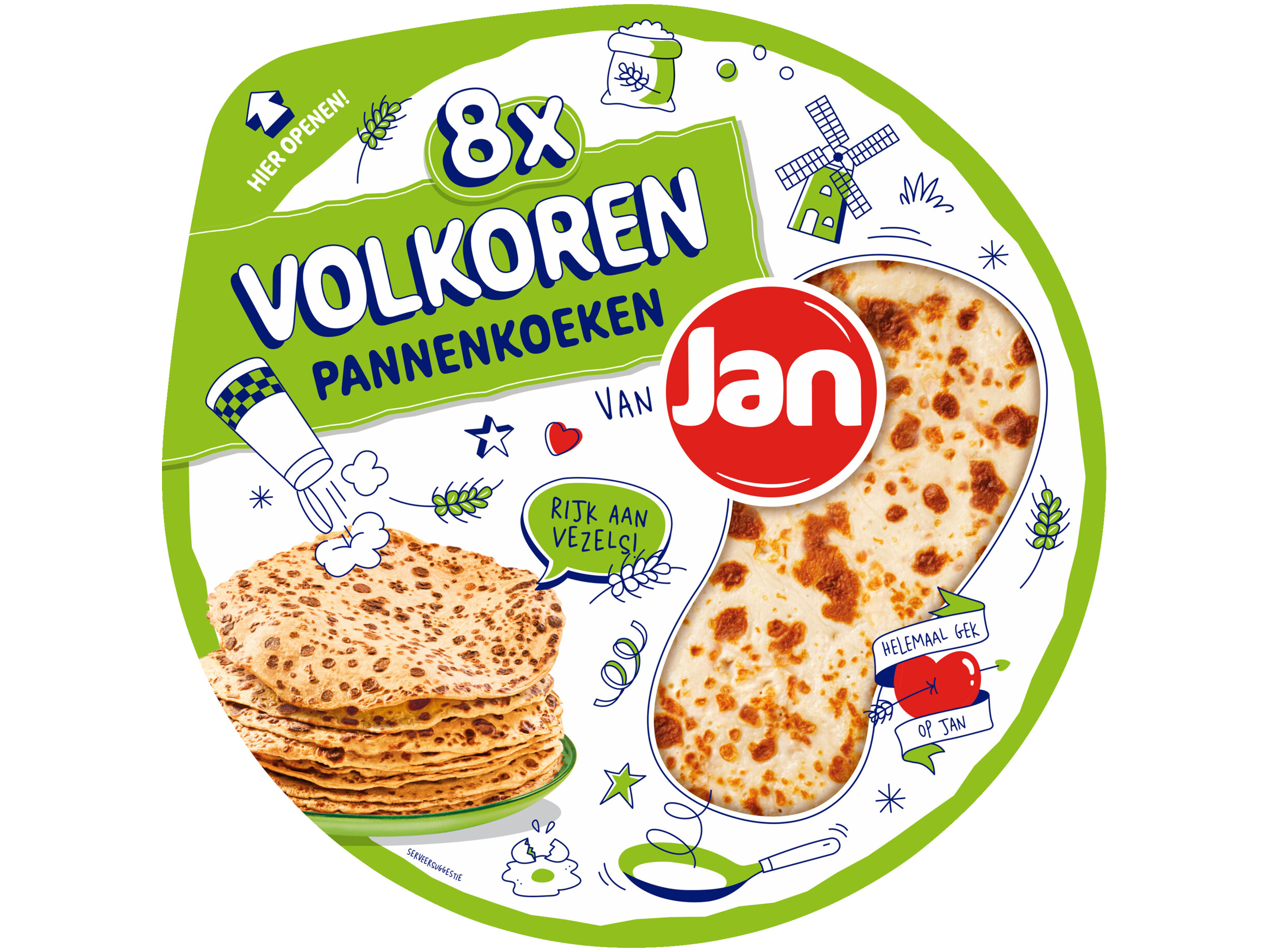 Pannenkoeken volkoren