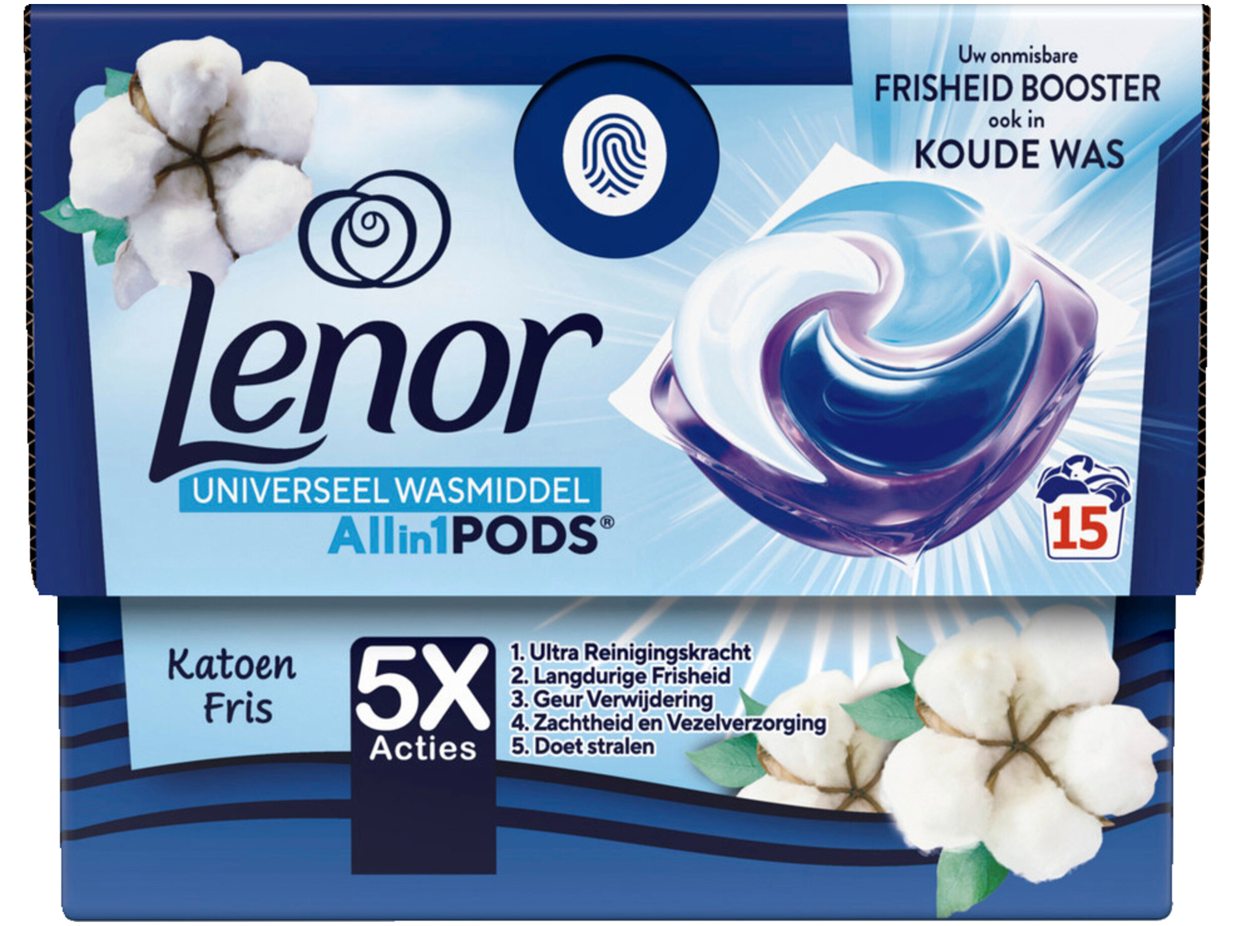 All-in 1 pods katoen