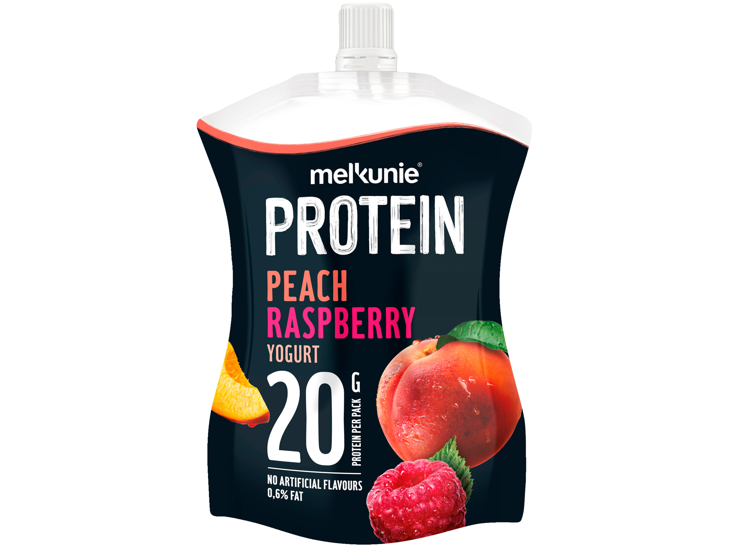 Protein pouch peach